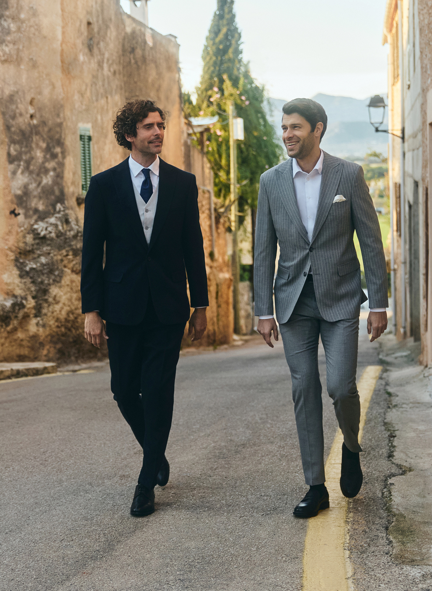 Granatowa marynarka garniturowa - Pako Lorente