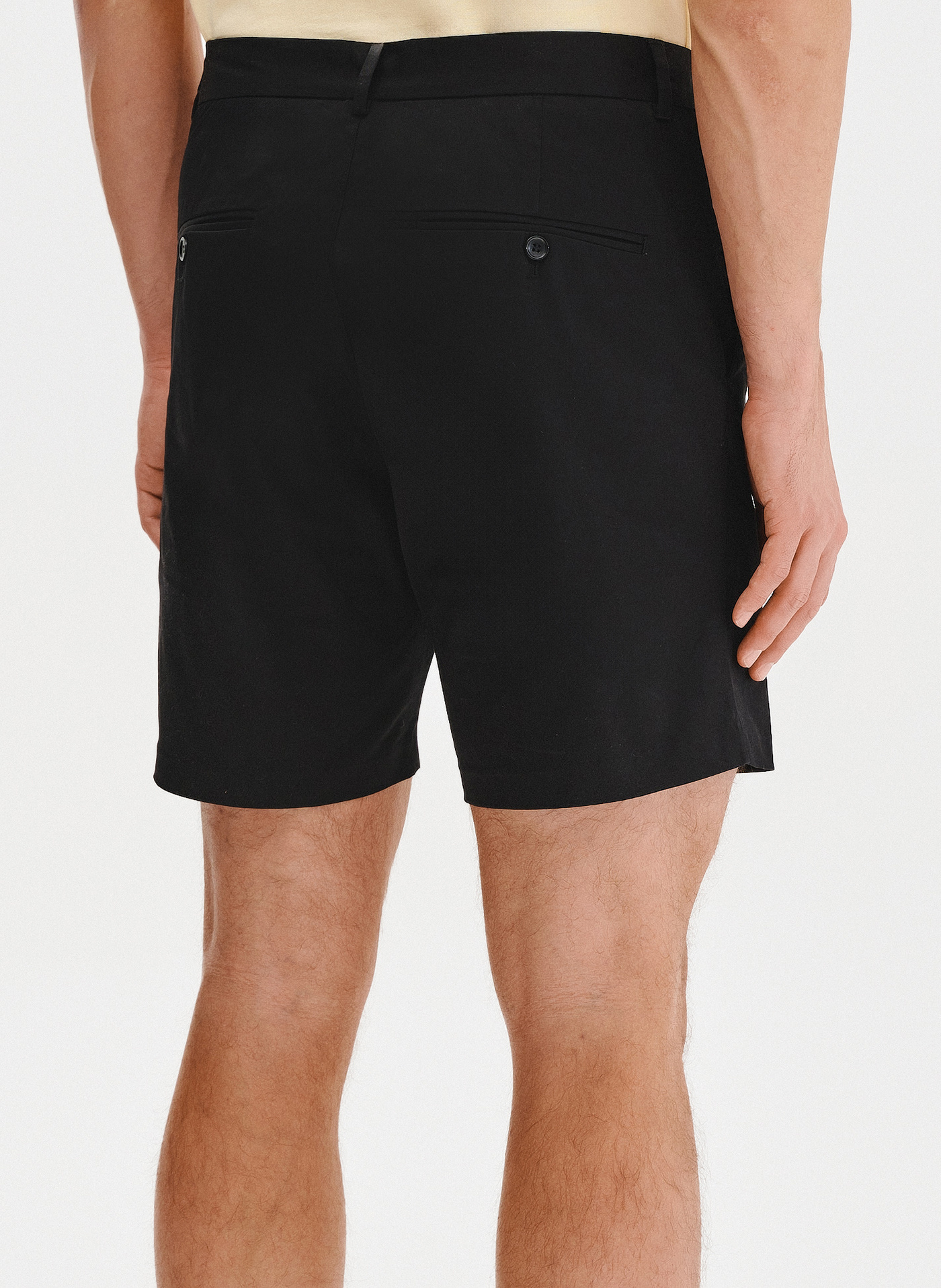 PAKO LORENTE - Czarne szorty męskie z bawełną - Pako Lorente