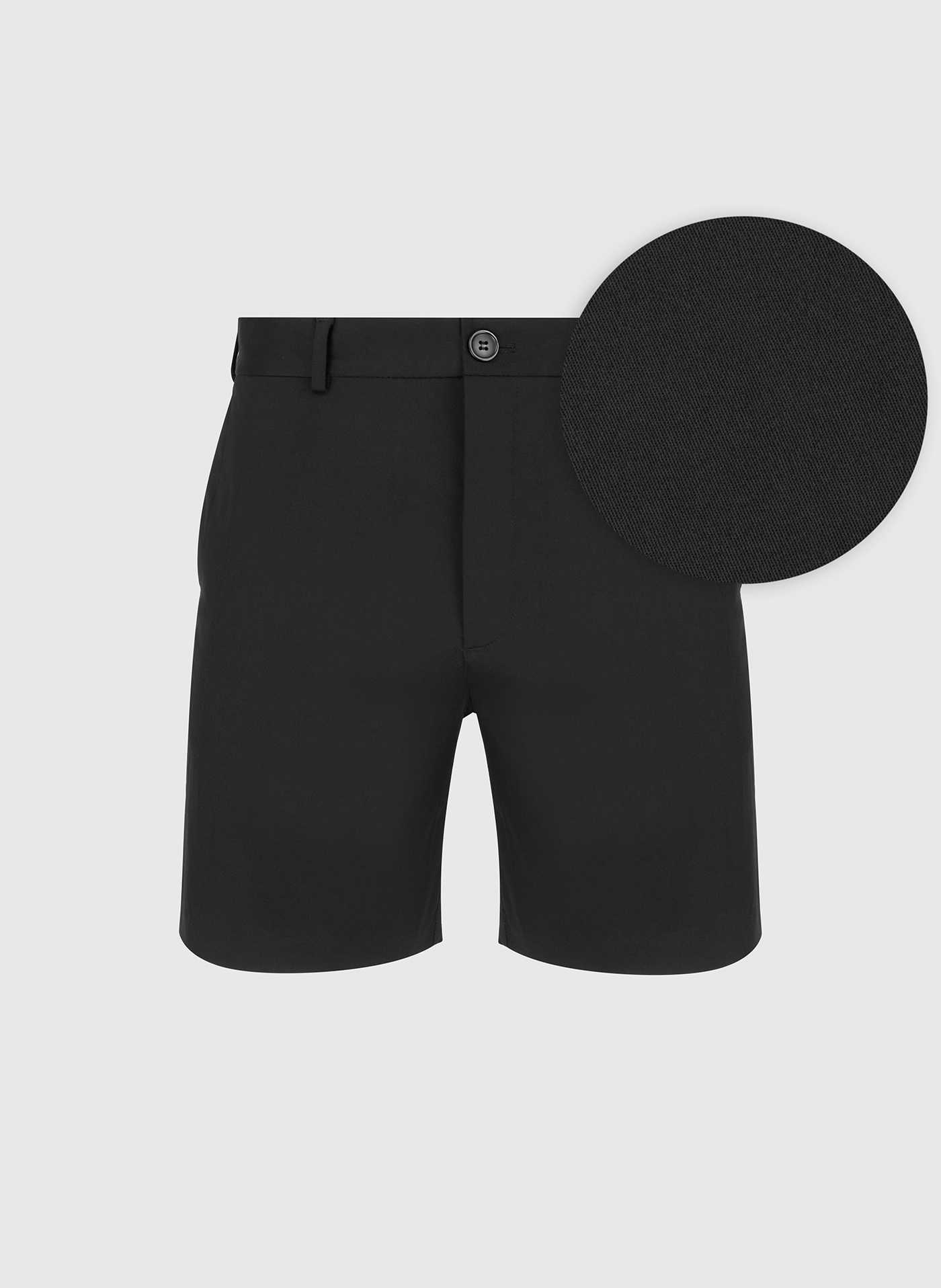 PAKO LORENTE - Czarne szorty męskie z bawełną - Pako Lorente