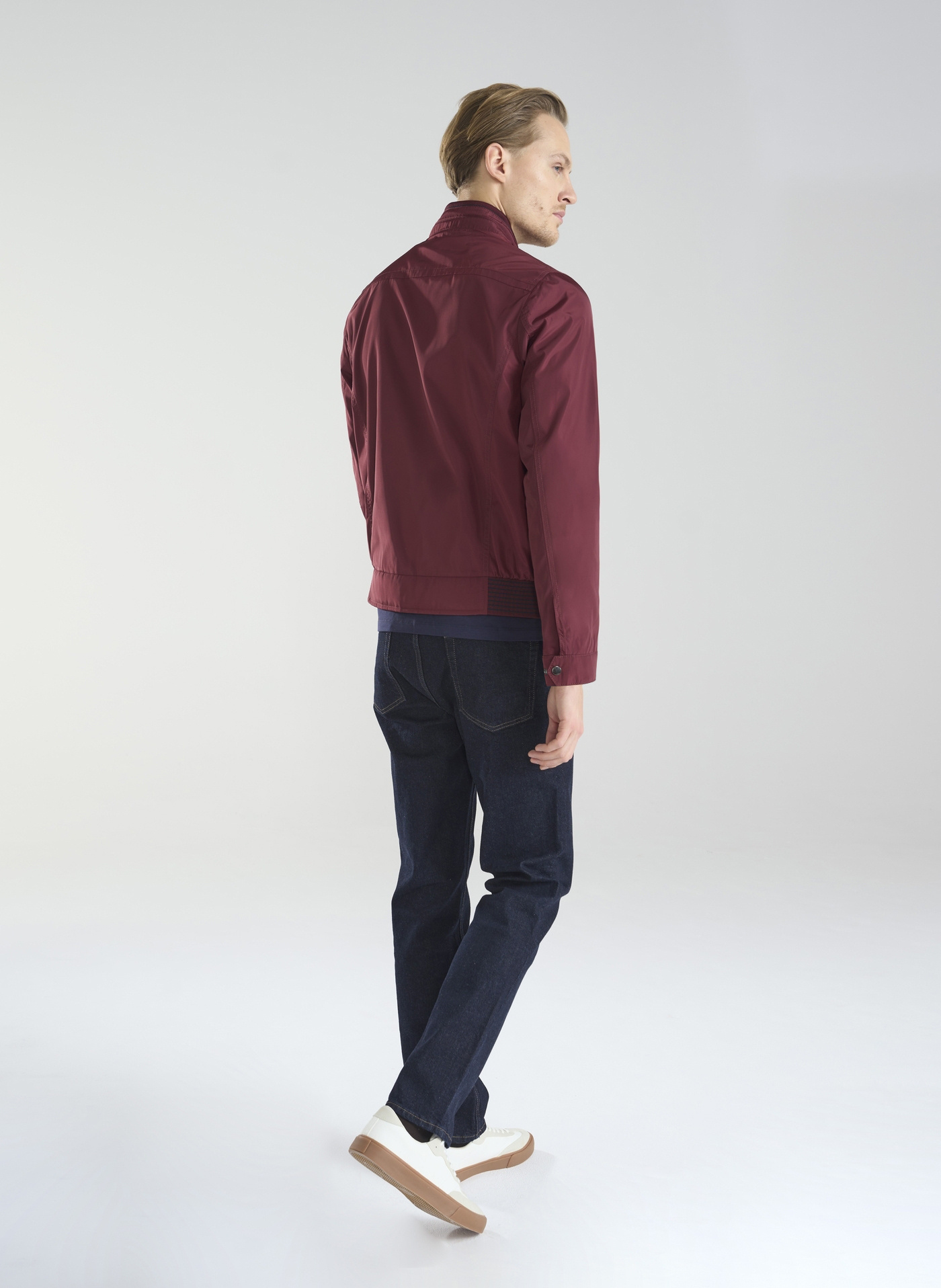 Czerwona krótka kurtka męska P24SF-5X-001-W-0 - Pako Lorente - Pako Lorente