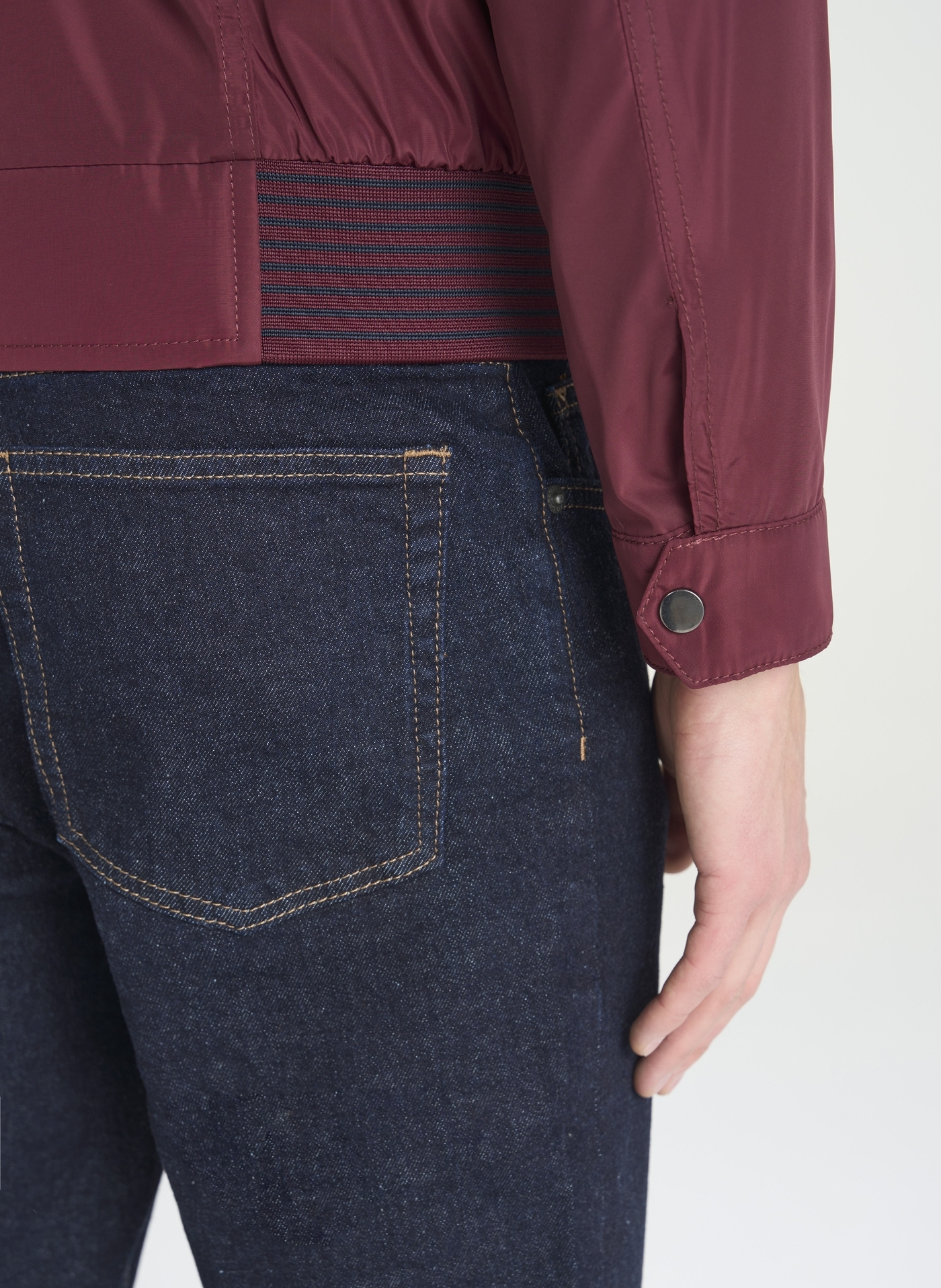 Czerwona krótka kurtka męska P24SF-5X-001-W-0 - Pako Lorente - Pako Lorente