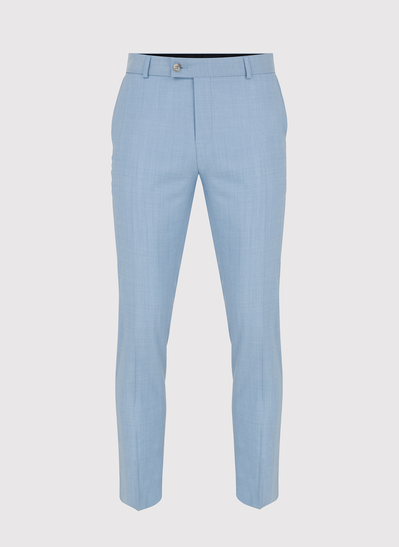 Błękitne męskie spodnie garniturowe - Pako Lorente