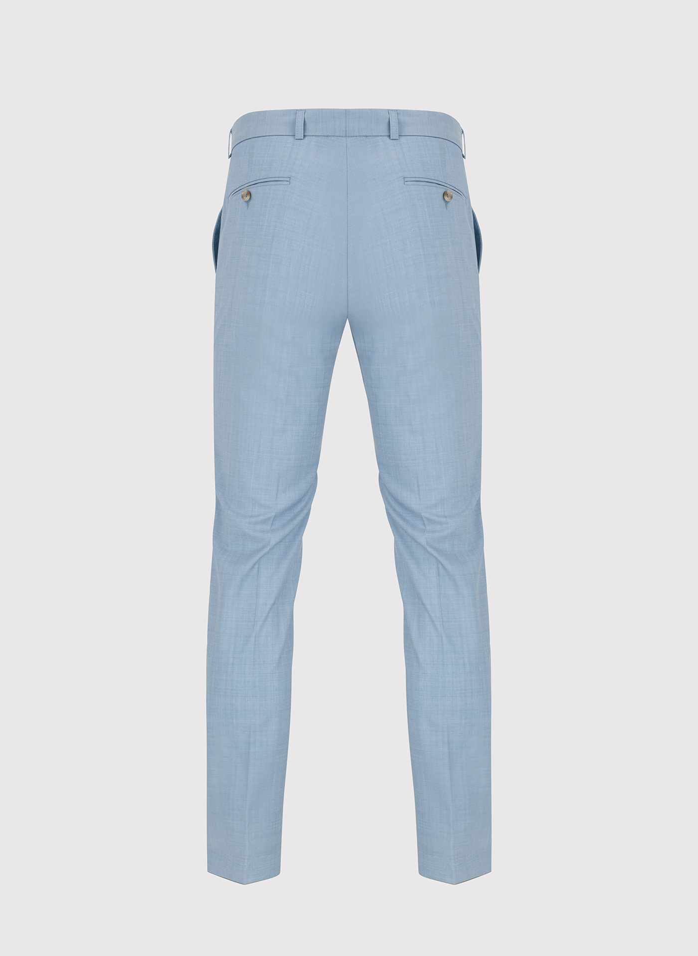 Błękitne męskie spodnie garniturowe - Pako Lorente