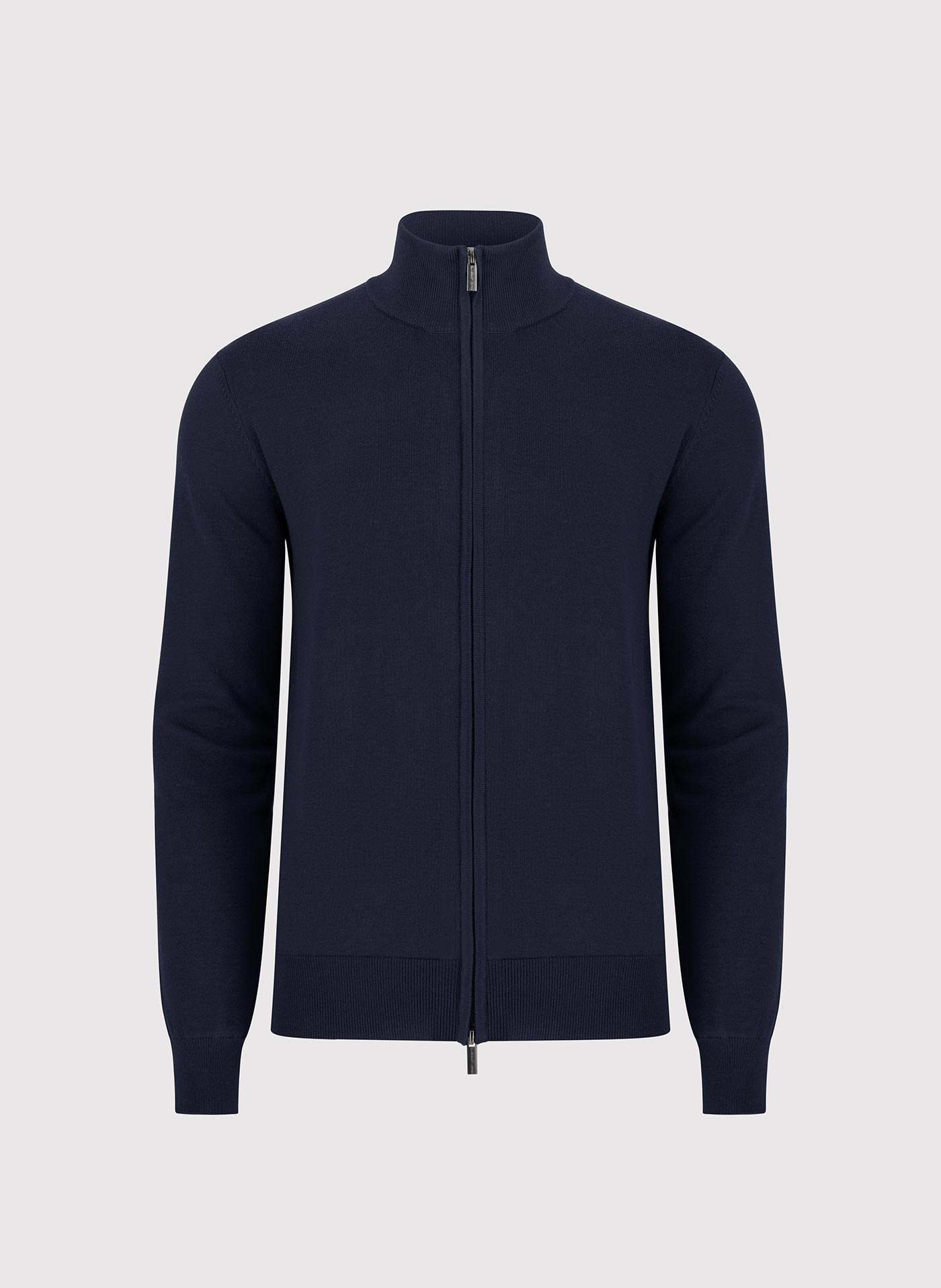 PAKO LORENTE - Granatowy rozpinany sweter męski - Pako Lorente