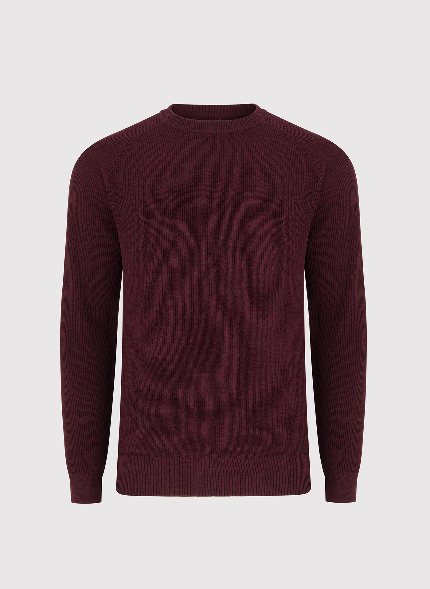 Bordowy bawełniany sweter męski - Pako Lorente