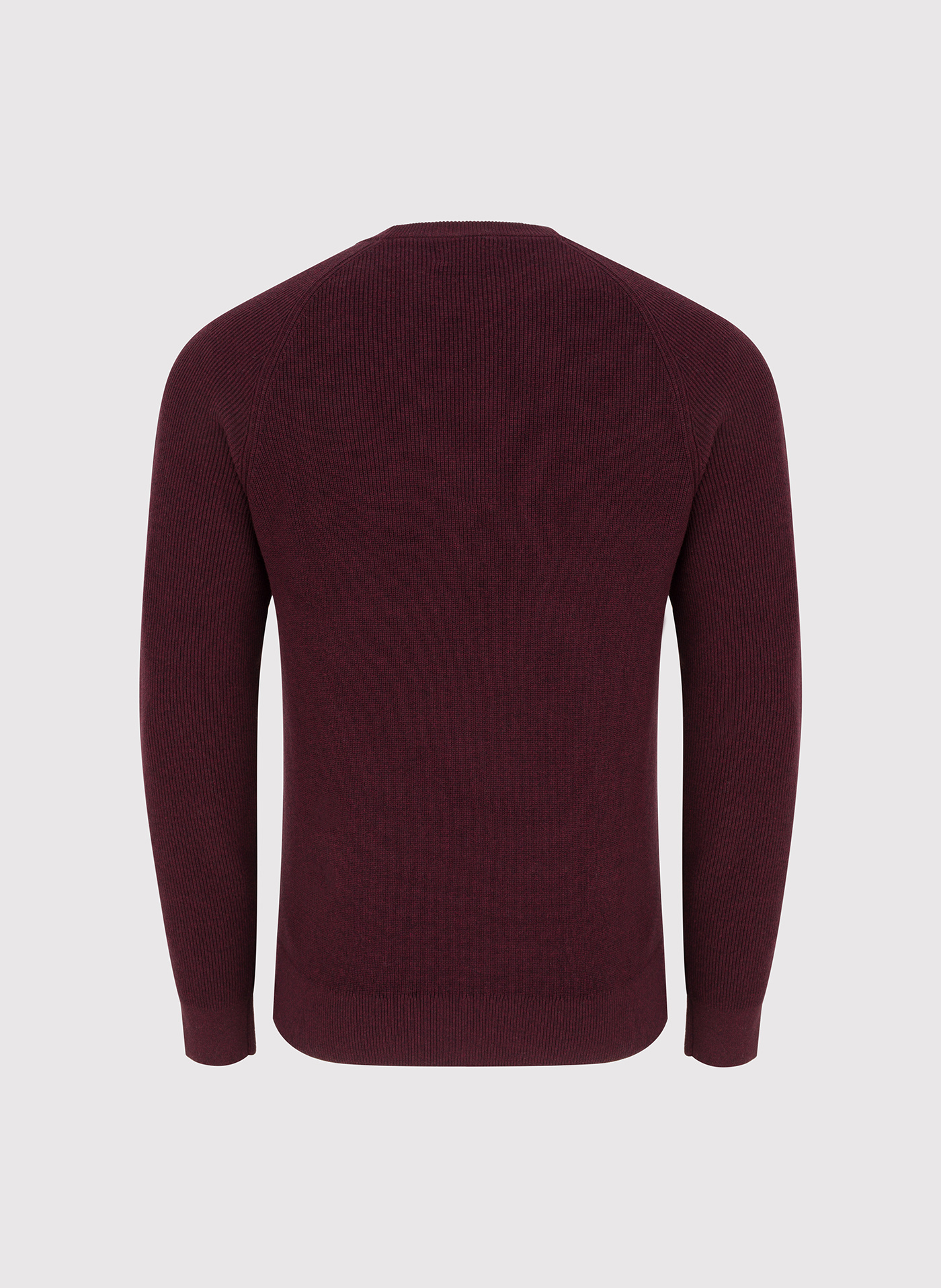 Bordowy bawełniany sweter męski - Pako Lorente