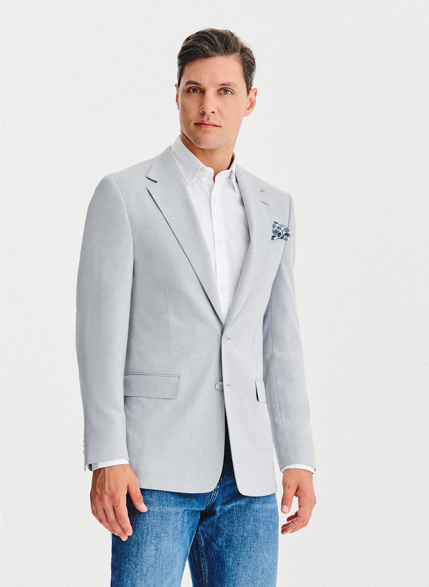 Szara marynarka męska - Pako Lorente