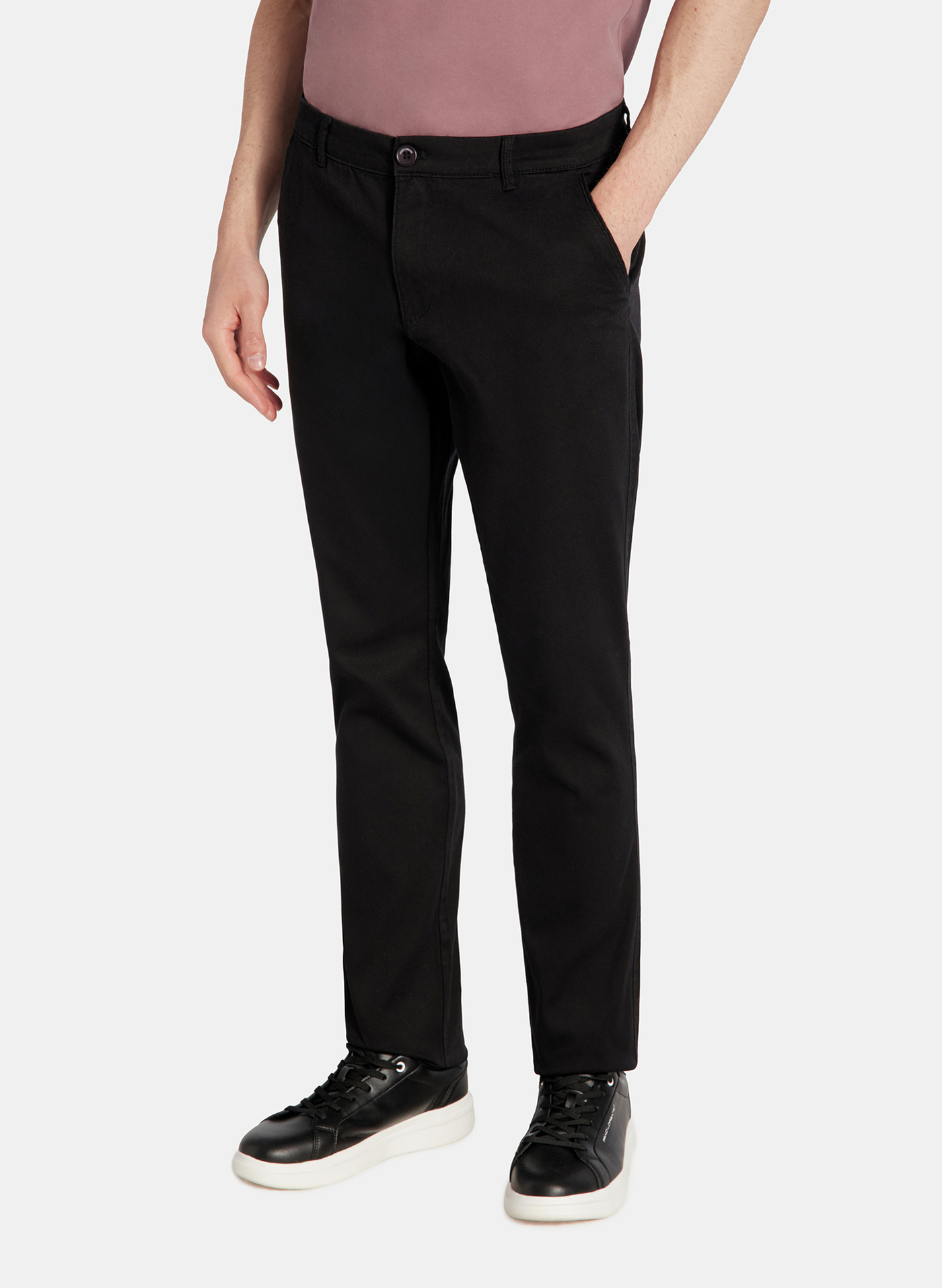 PAKO LORENTE - Czarne spodnie męskie - Pako Lorente