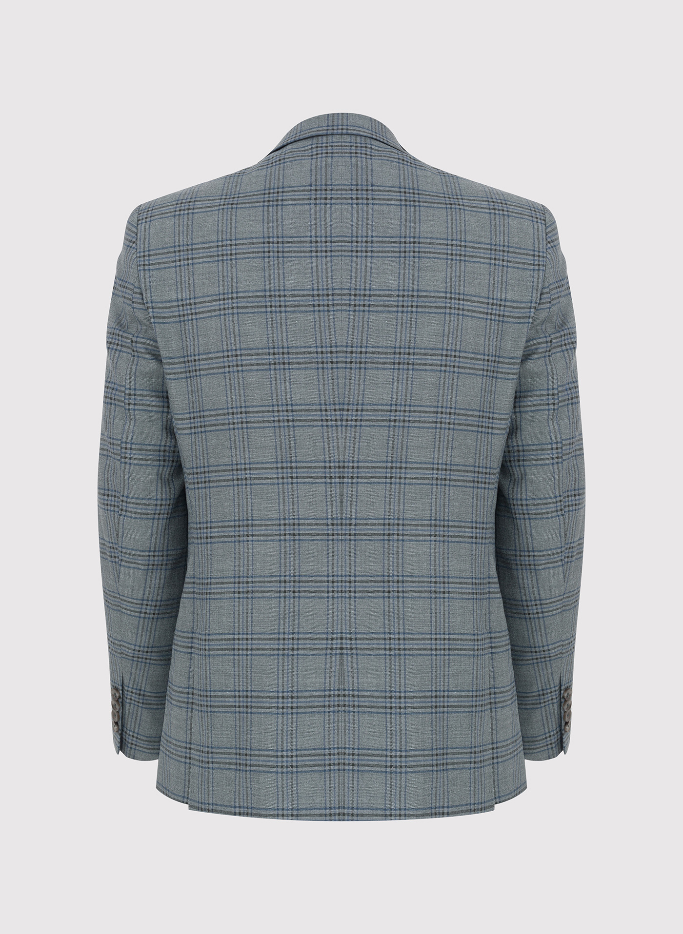 Szara marynarka casualowa w kratkę - Pako Lorente