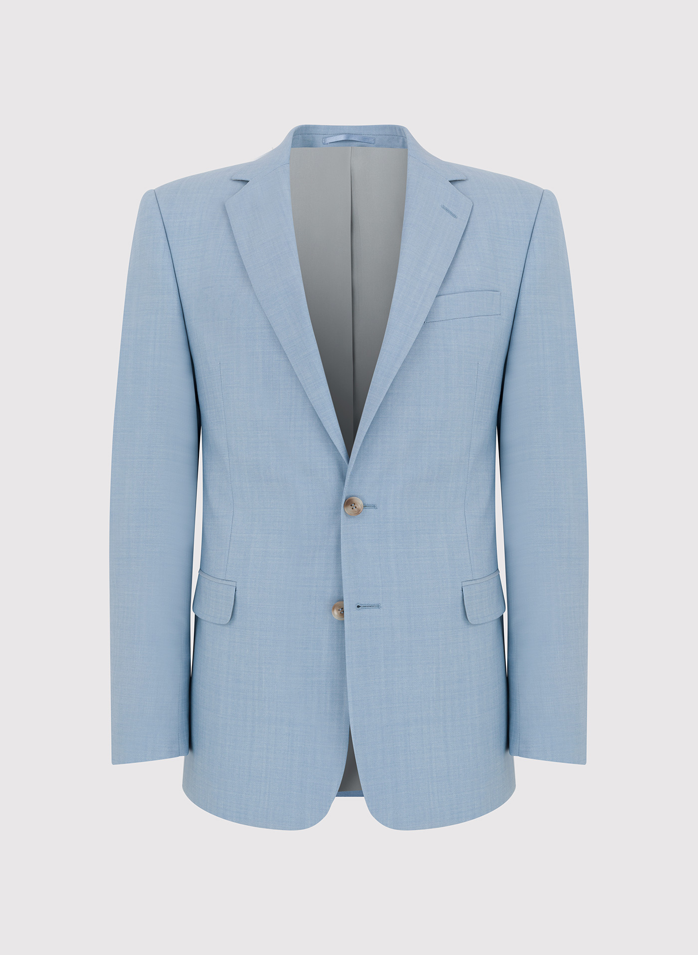 Błękitna męska marynarka garniturowa - Pako Lorente