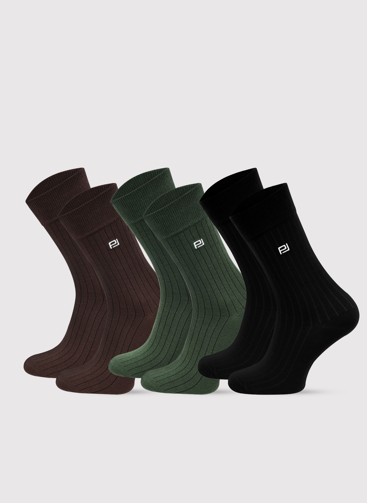 PAKO LORENTE - Zestaw skarpet męskich w prążek - Pako Lorente