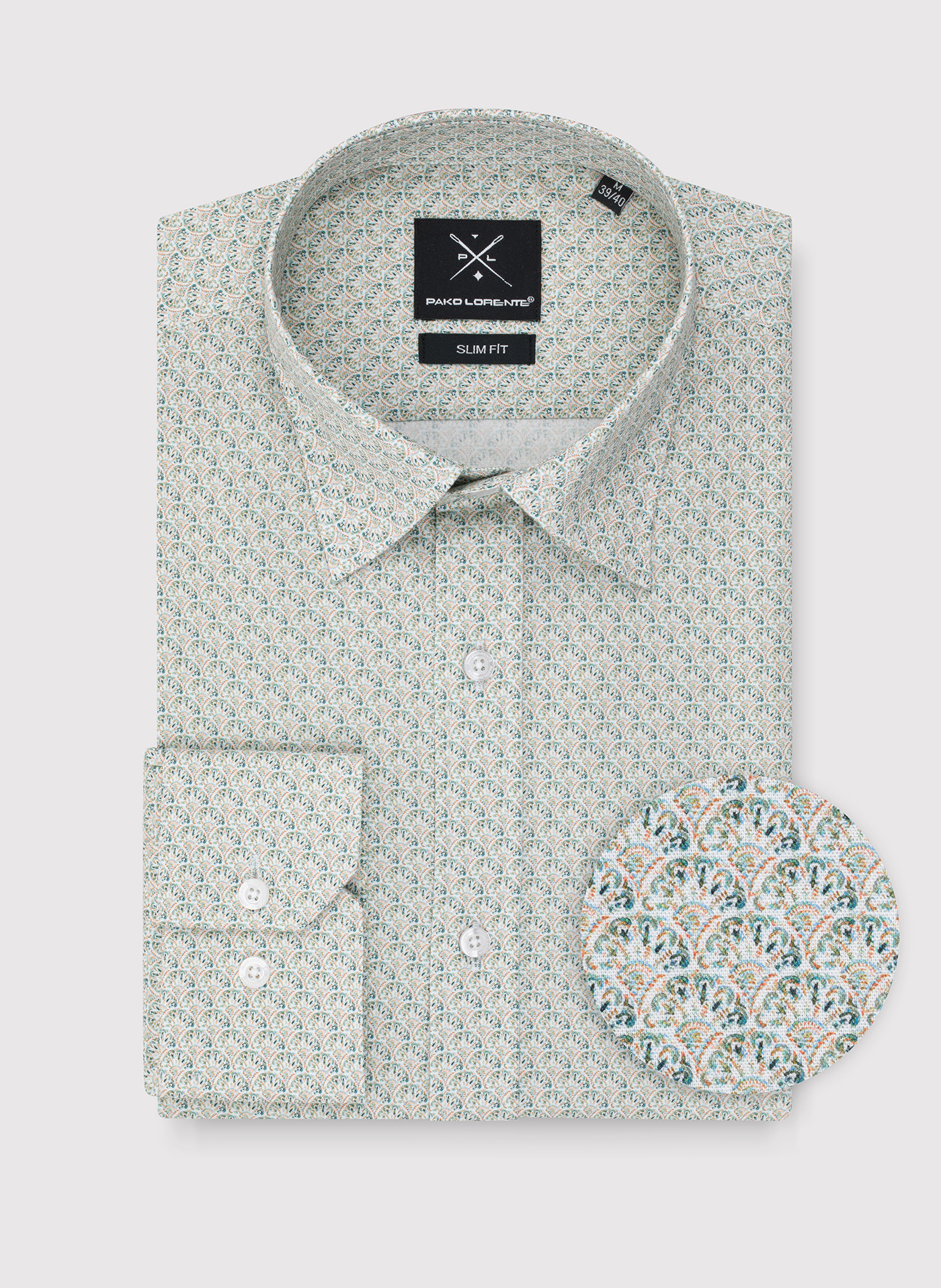 Koszula męska w mikrowzór - Pako Lorente