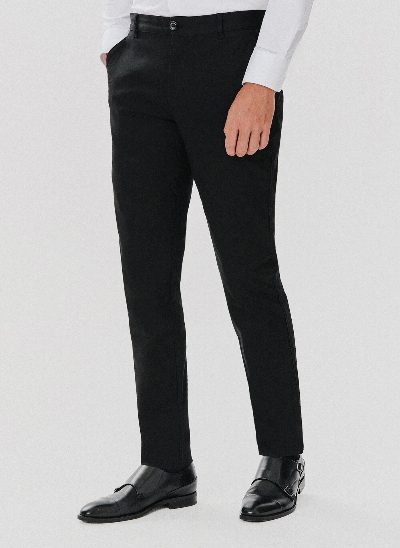 Czarne spodnie męskie - Pako Lorente