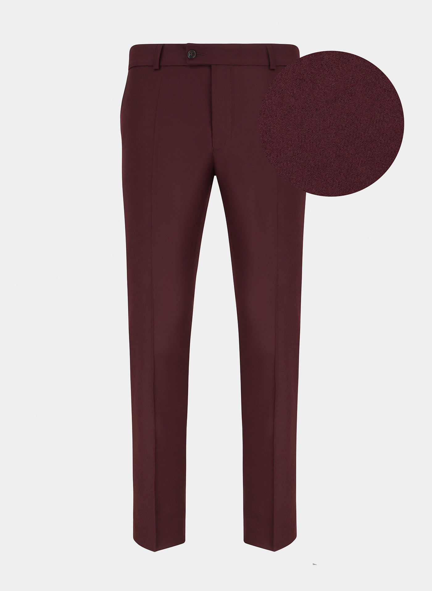 Bordowe spodnie garniturowe P21WP-6G-036-D-S - Pako Lorente