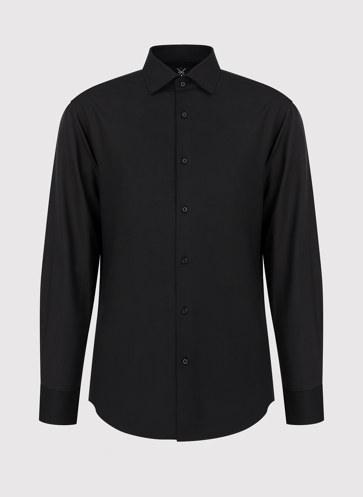 Męska elegancka koszula w kolorze czarnym - Pako Lorente