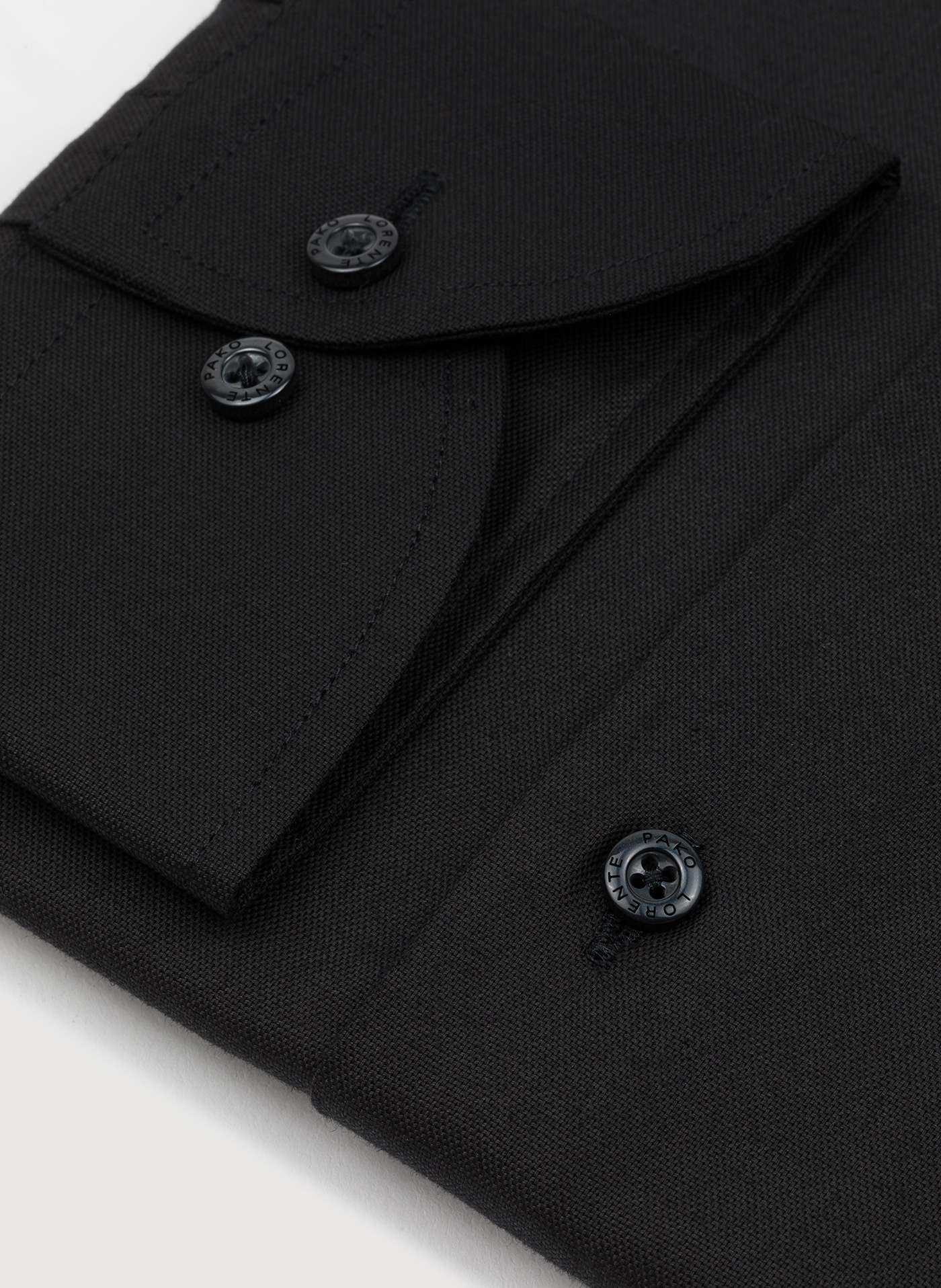 Męska elegancka koszula w kolorze czarnym - Pako Lorente