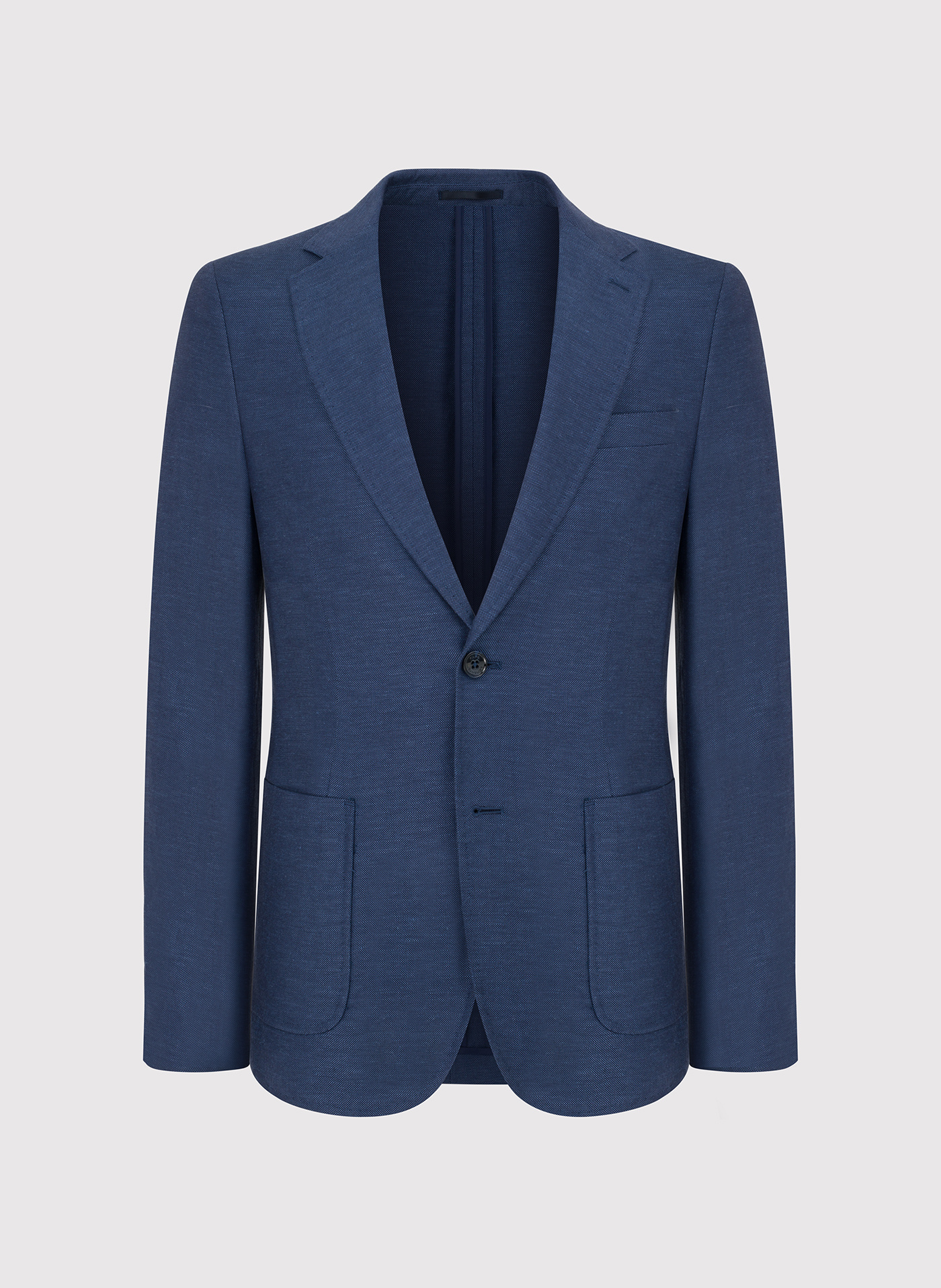 Granatowa marynarka z lnu - Pako Lorente