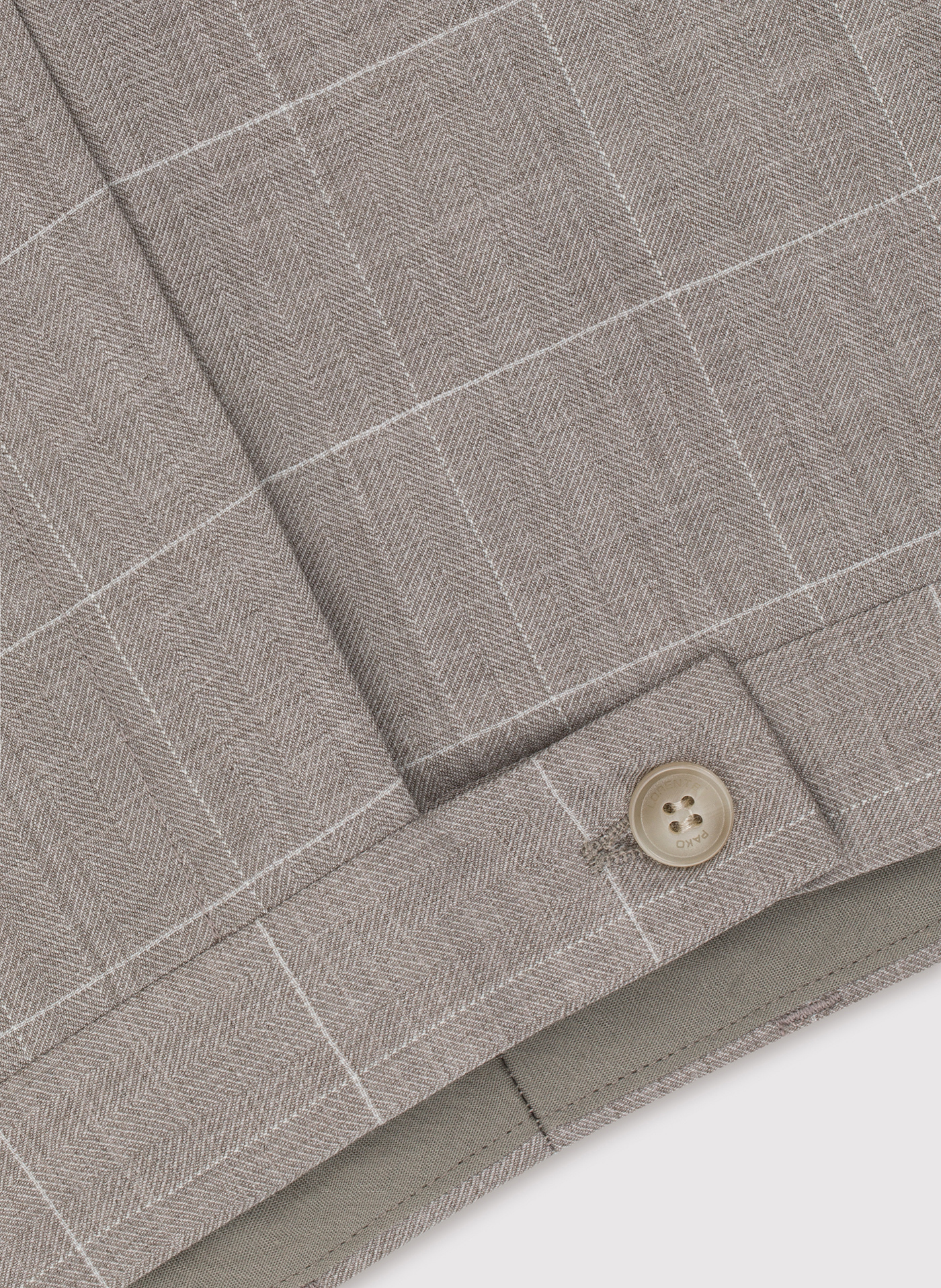 Garniturowe spodnie męskie w kratę - Pako Lorente