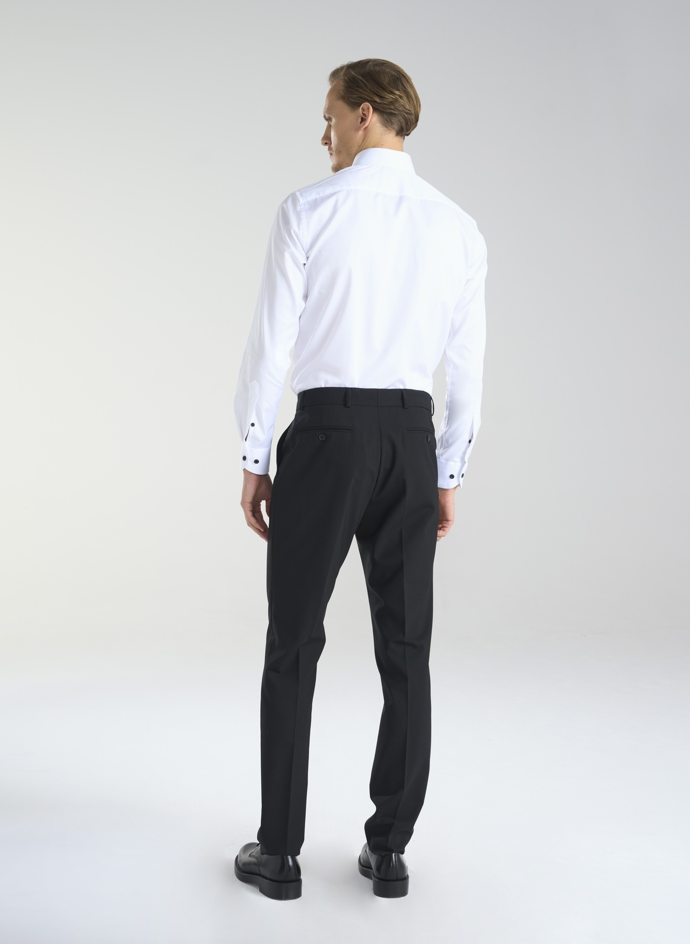 Biała koszula męska z bawełny P24SP-1X-036-B-S - Pako Lorente - Pako Lorente