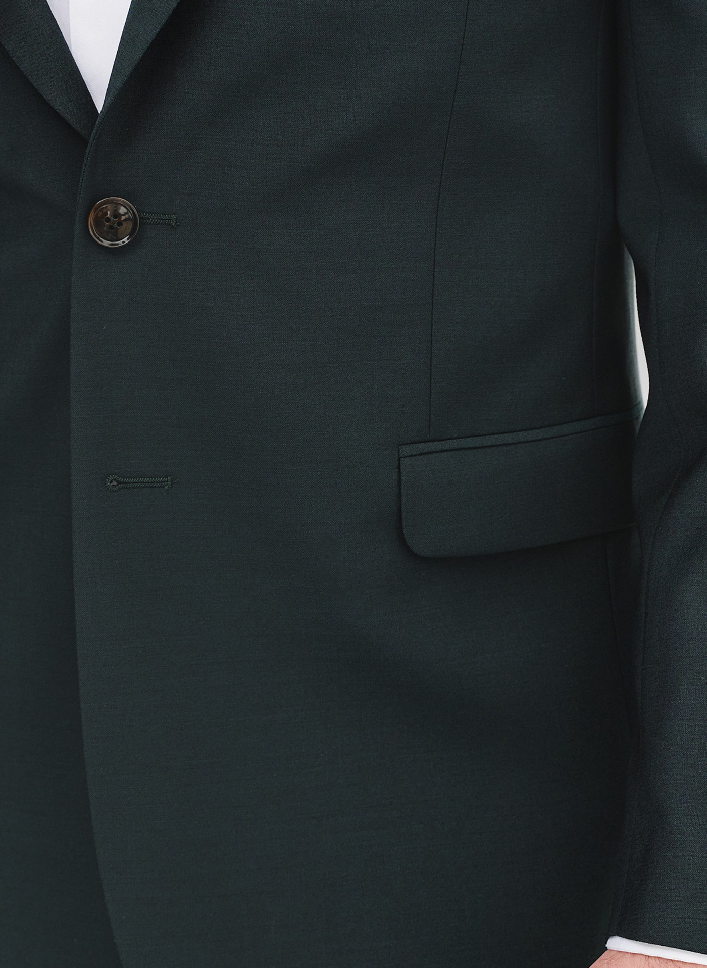 Wełniana marynarka garniturowa w kolorze zielonym - Pako Lorente