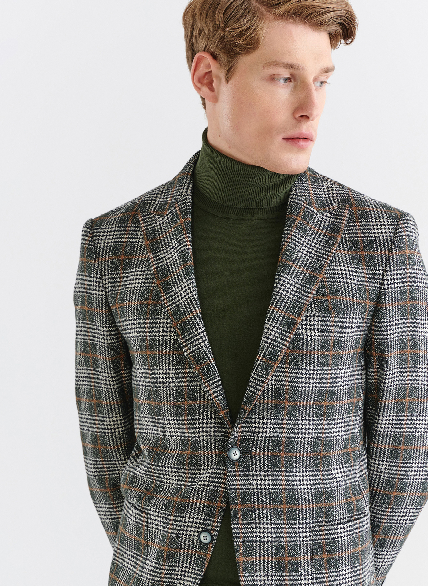 Marynarka casualowa w kratę - Pako Lorente