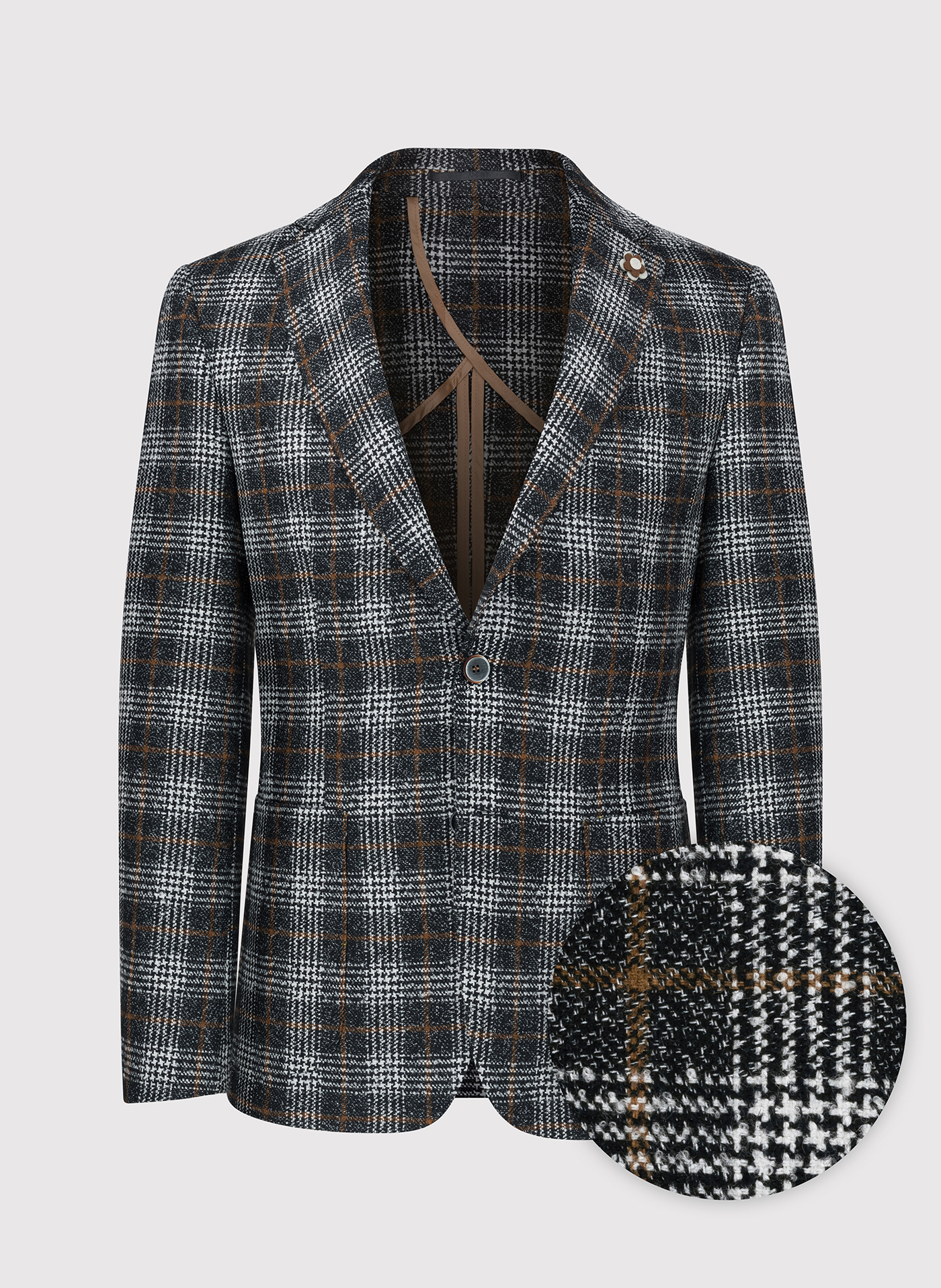 Marynarka casualowa w kratę - Pako Lorente