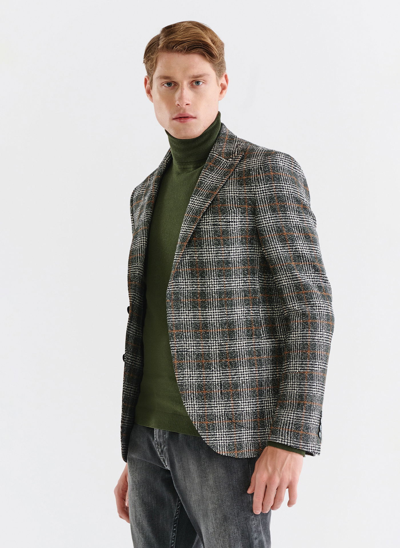 Marynarka casualowa w kratę - Pako Lorente