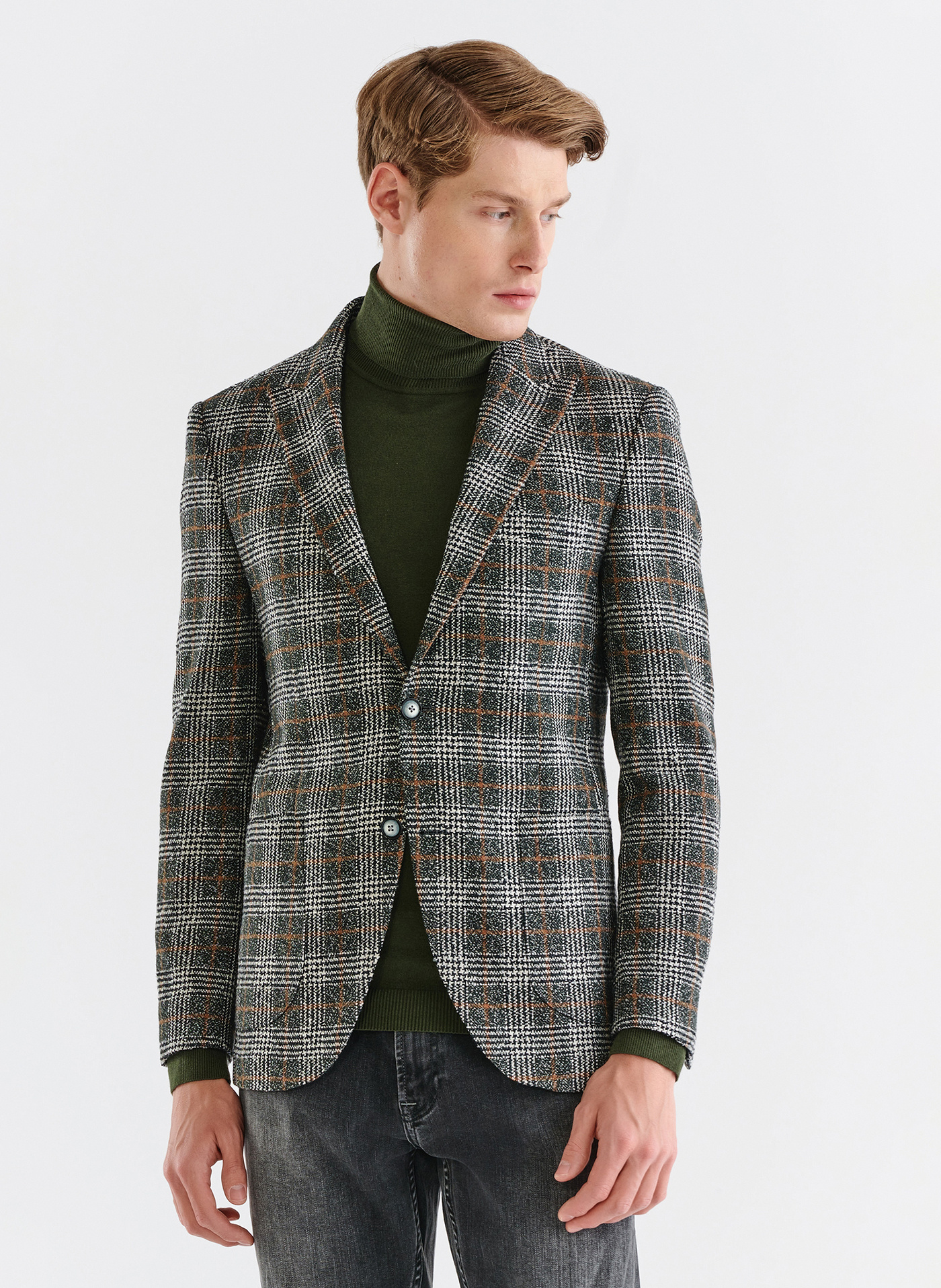 Marynarka casualowa w kratę - Pako Lorente