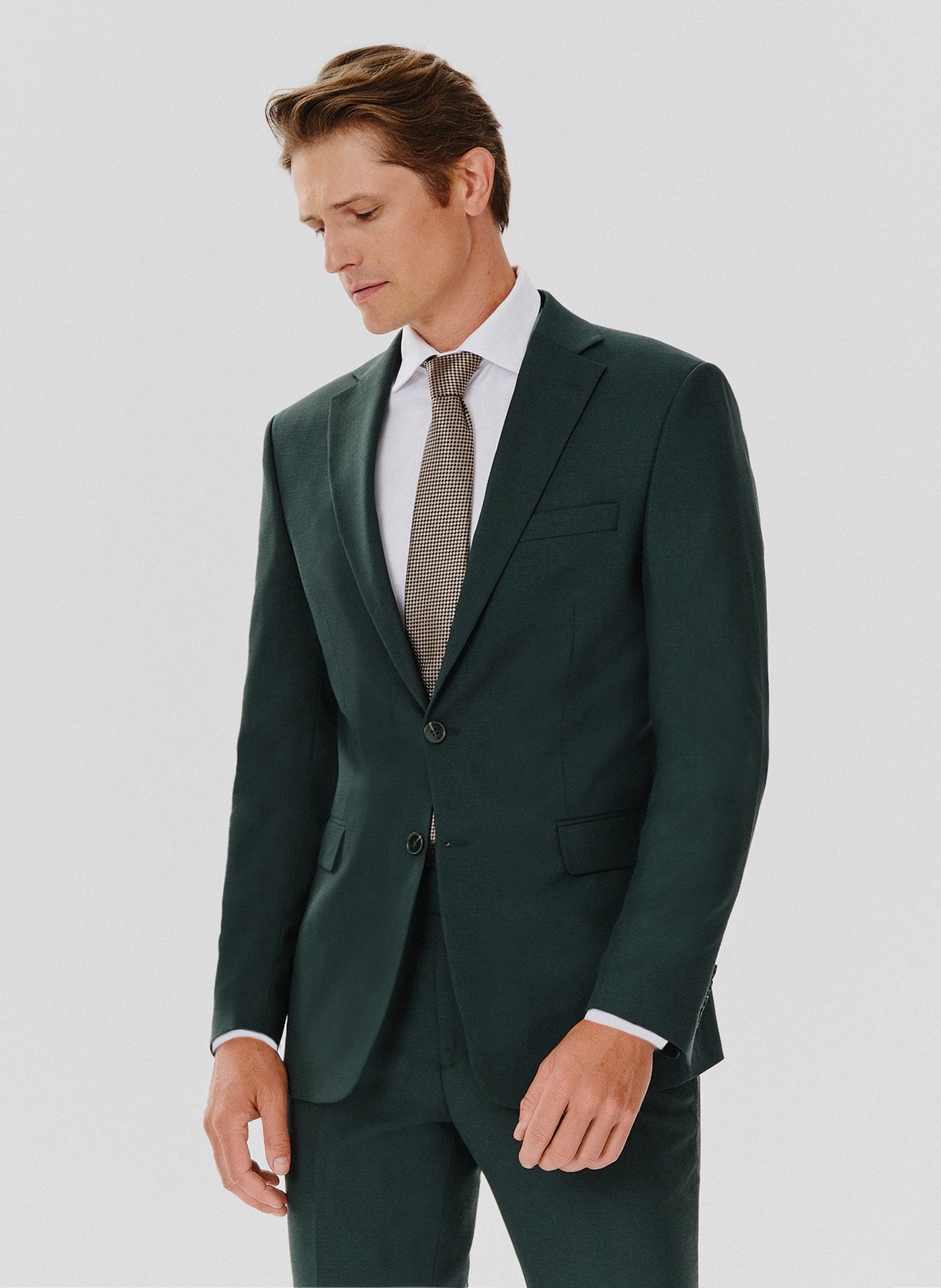 Marynarka garniturowa w kolorze zielonym - Pako Lorente