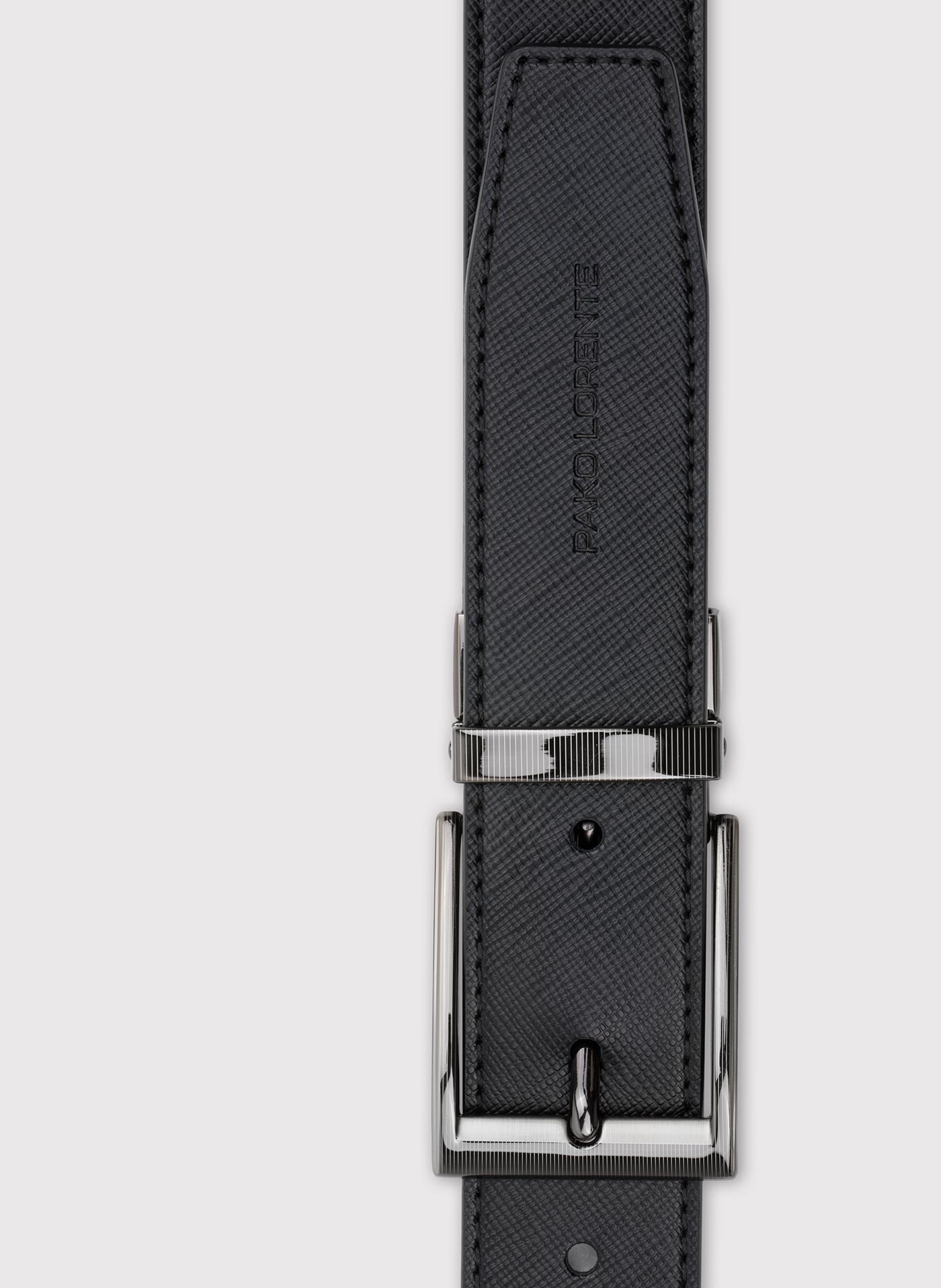 PAKO LORENTE - Dwustronny skórzany pasek męski - Pako Lorente