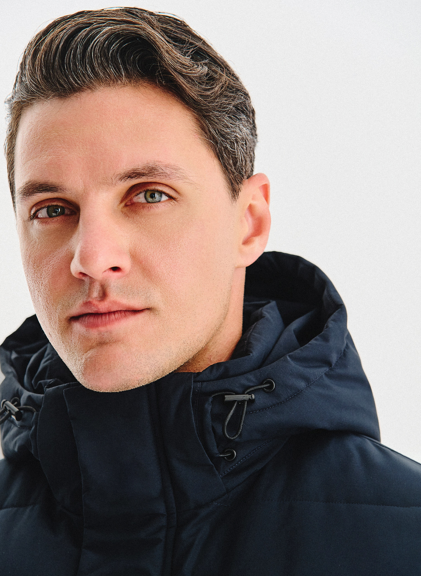 Granatowa pikowana kurtka męska - Pako Lorente