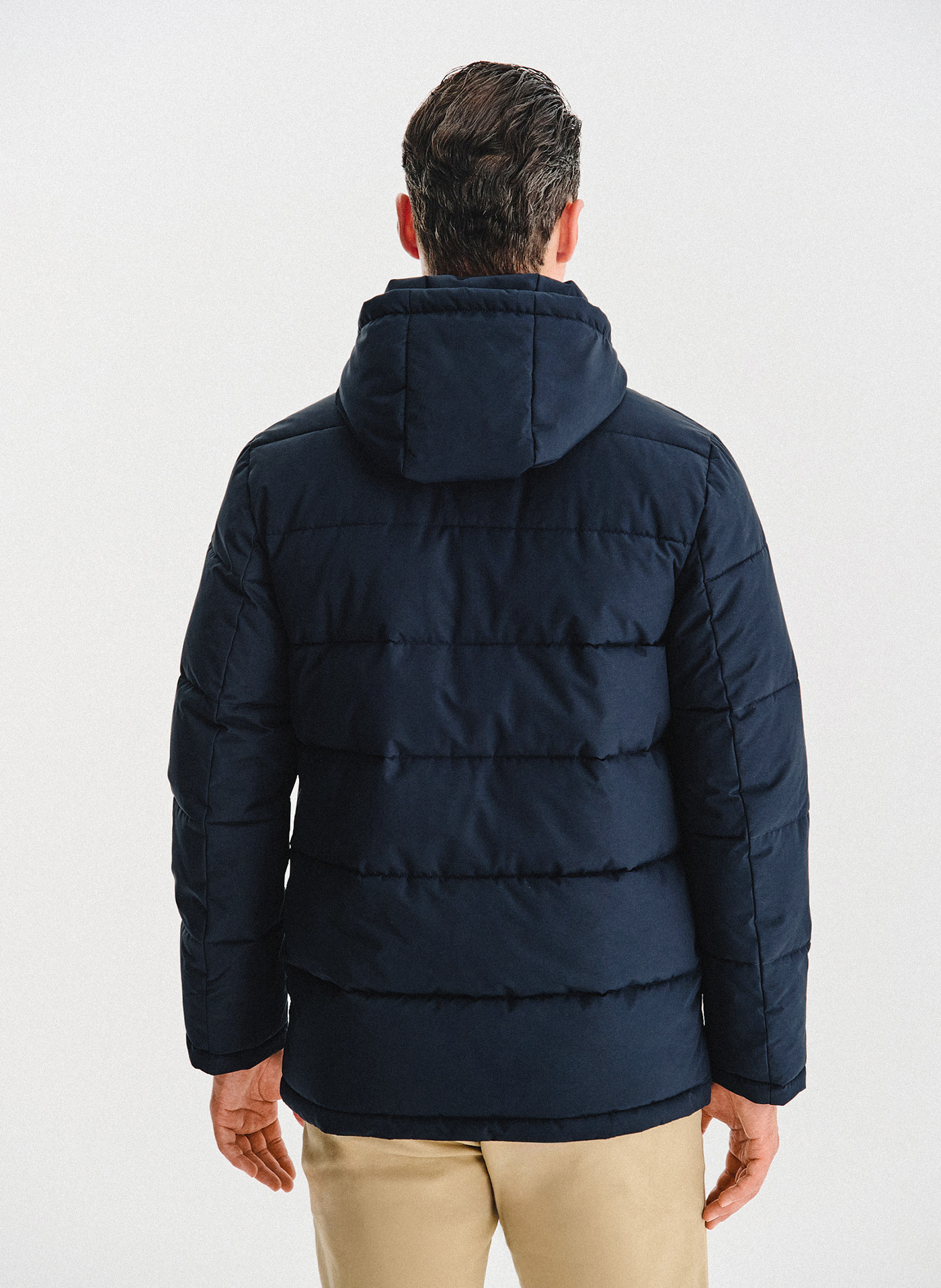 Granatowa pikowana kurtka męska - Pako Lorente