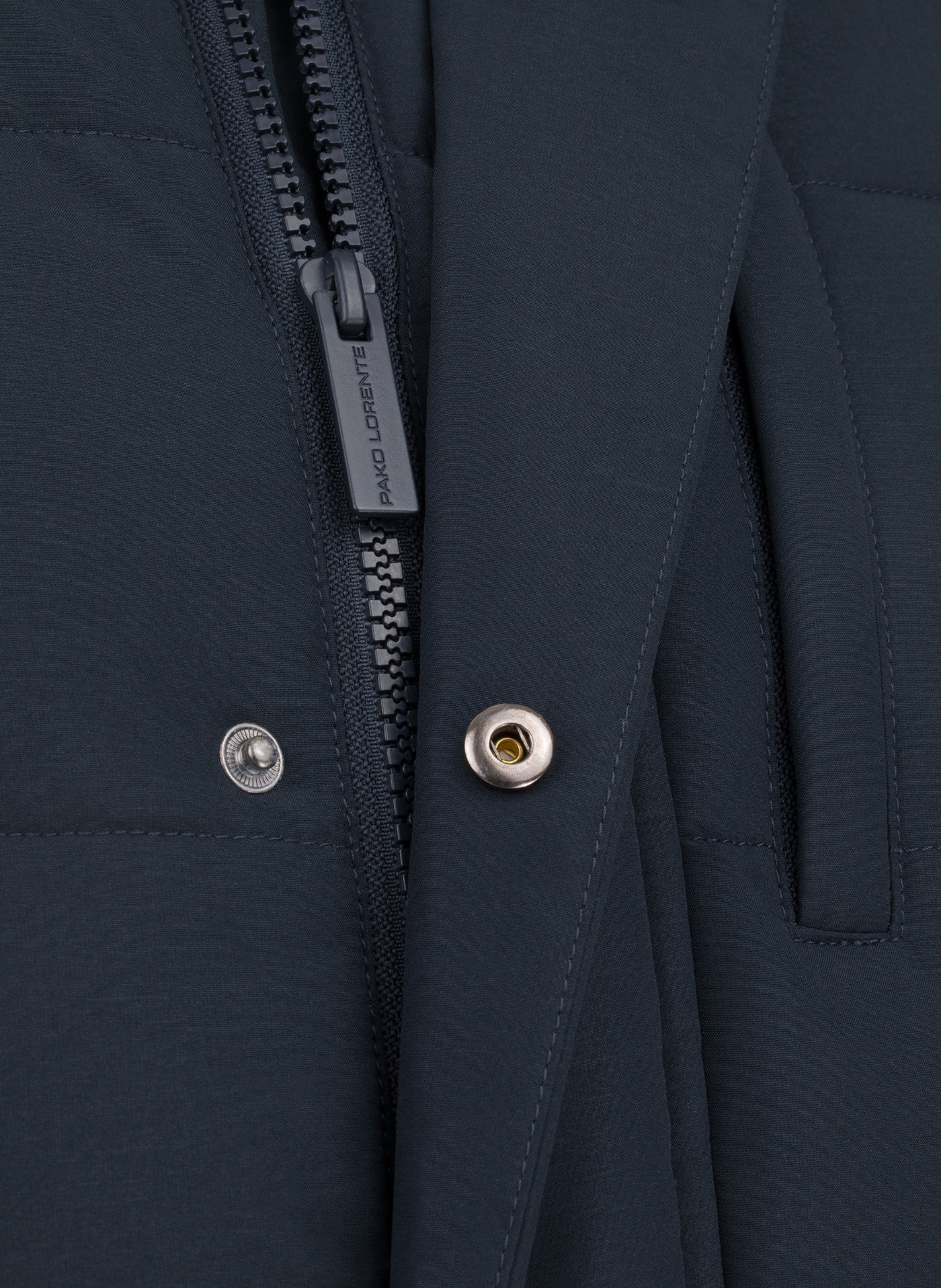 Granatowa pikowana kurtka męska - Pako Lorente