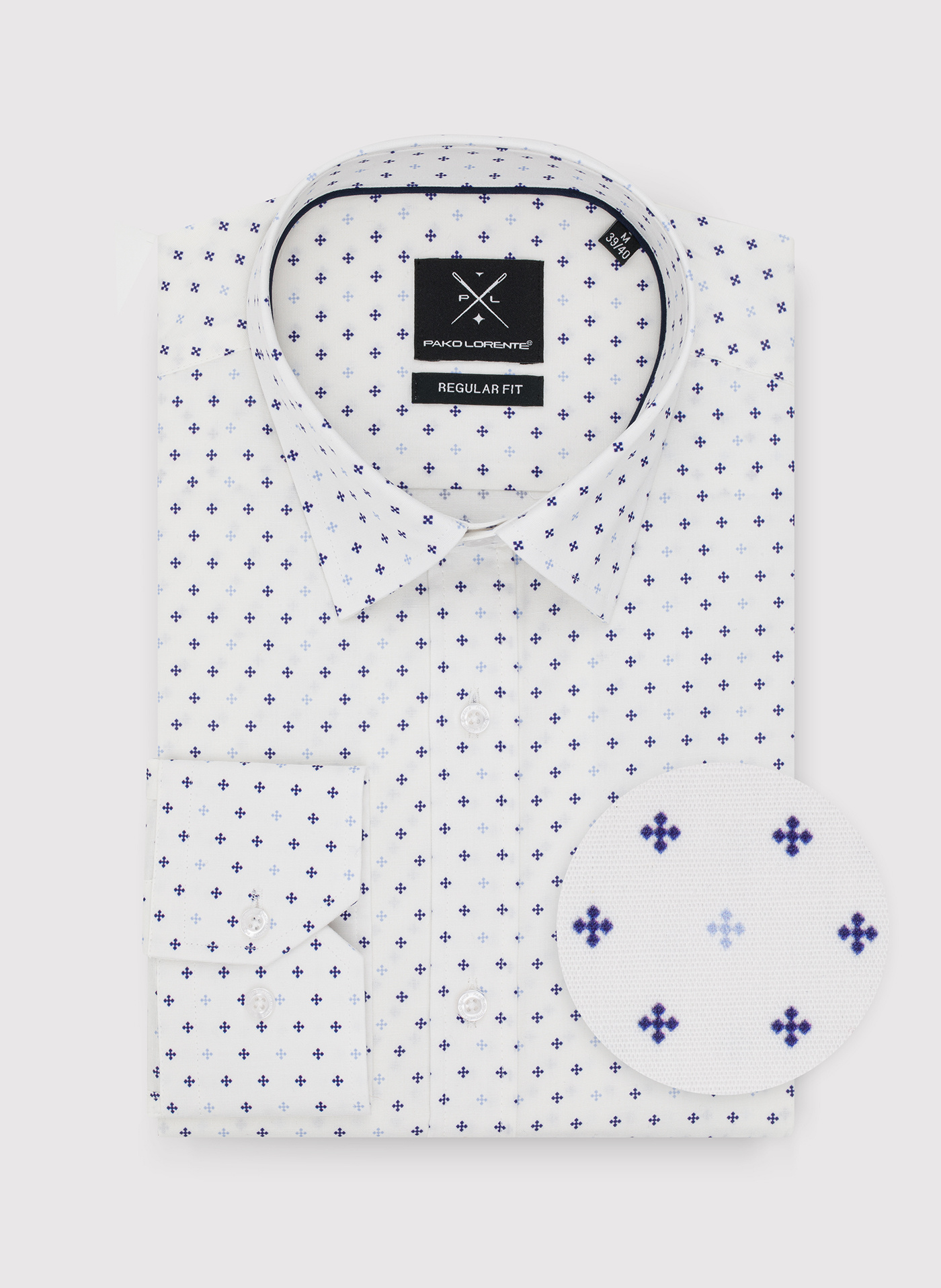 Koszula męska w mikrowzór - Pako Lorente
