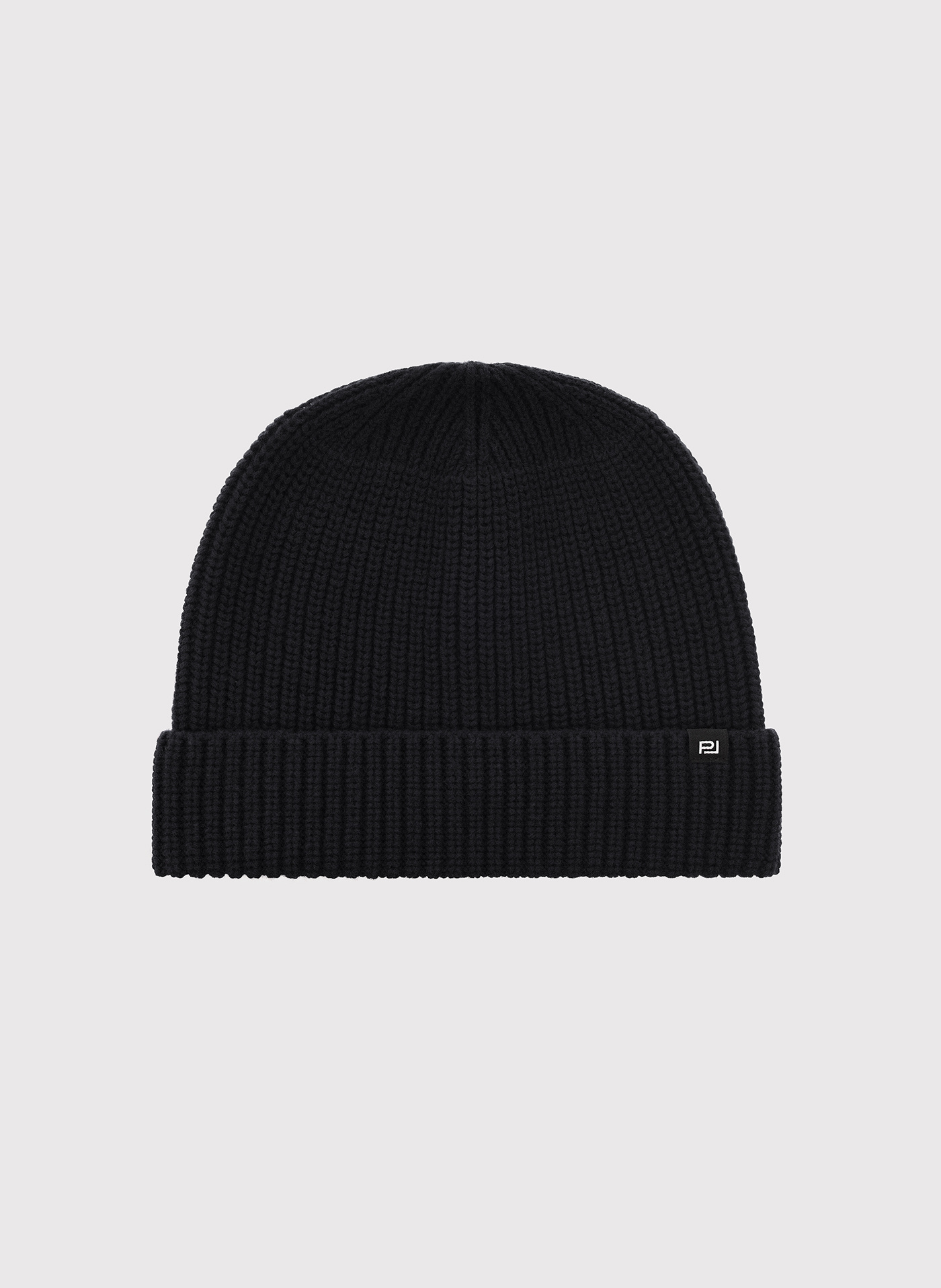 Czarna czapka męska z wełną - Pako Lorente