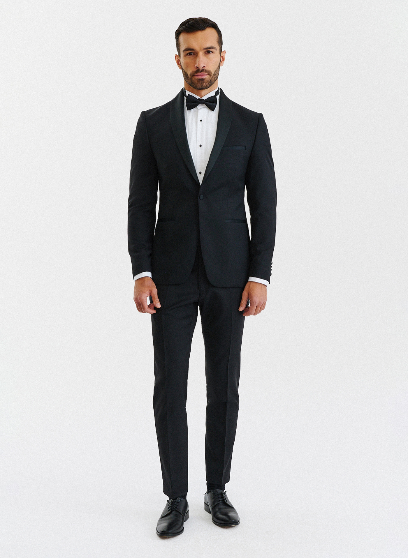 Spodnie smokingowe P000B-6S-001-C-S - Pako Lorente