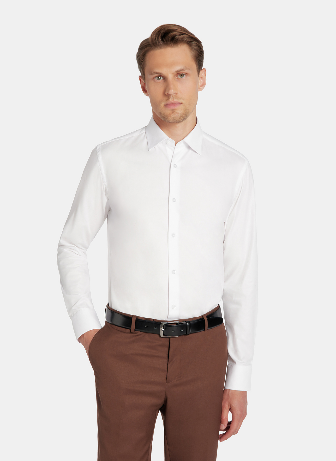 Biała koszula bawełniana - Pako Lorente