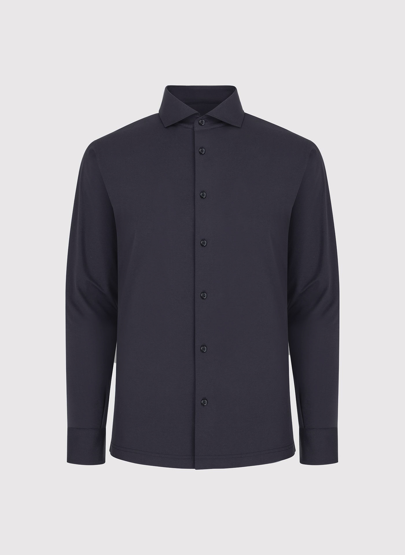 Grafitowa koszula z dzianiny - Pako Lorente