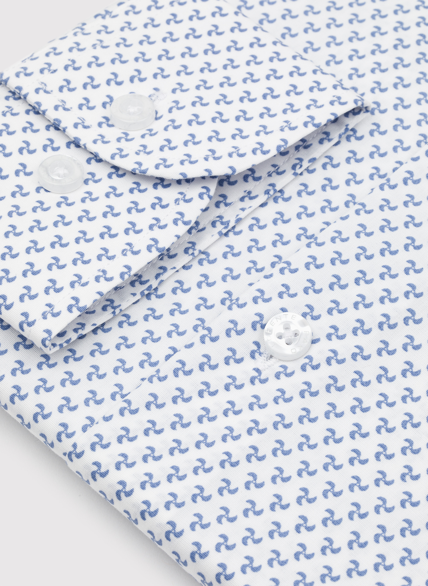 Biała koszula męska w wiatraczki - Pako Lorente