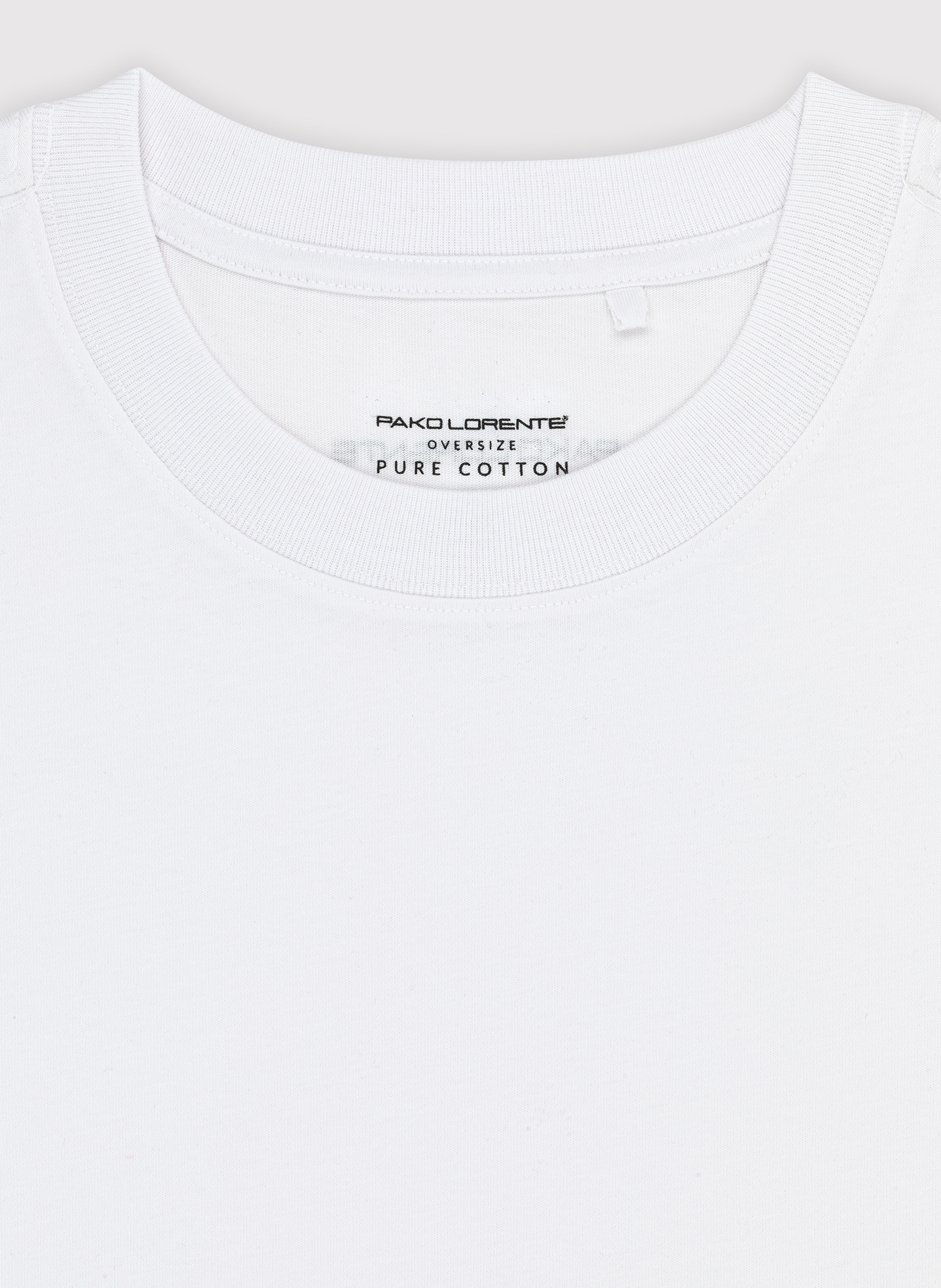 Biały męski t-shirt basic - Pako Lorente