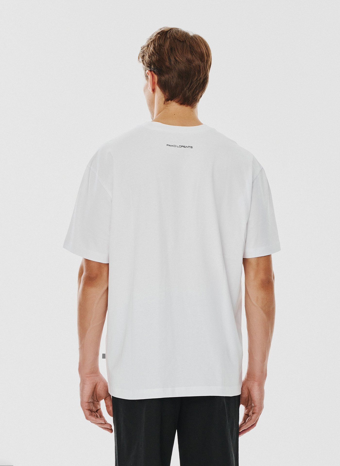 Biały męski t-shirt basic - Pako Lorente