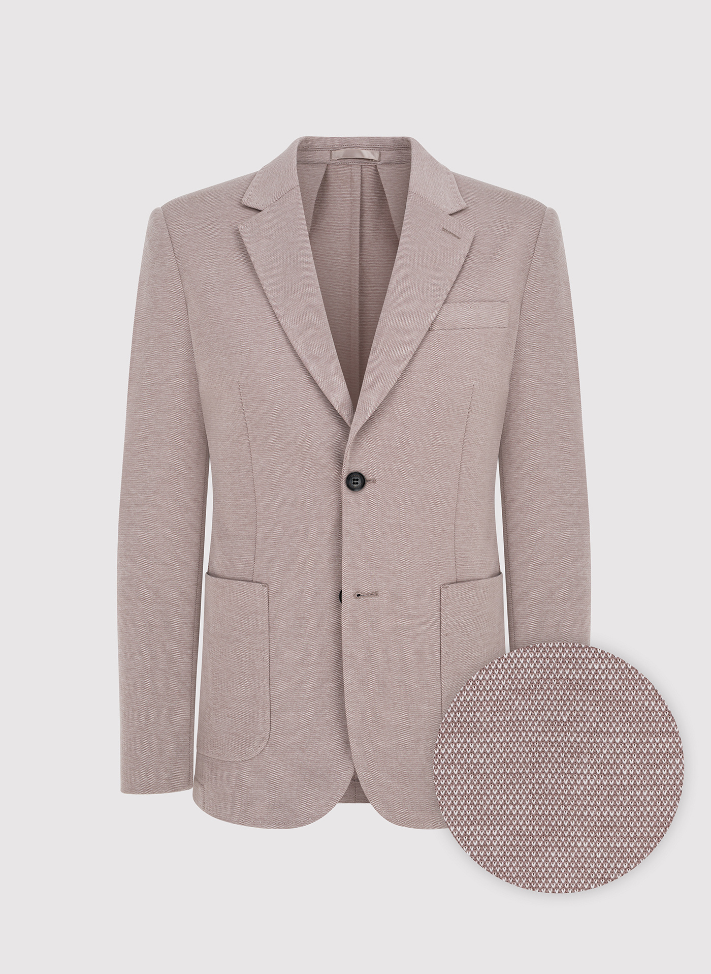 Beżowa marynarka melanż - Pako Lorente