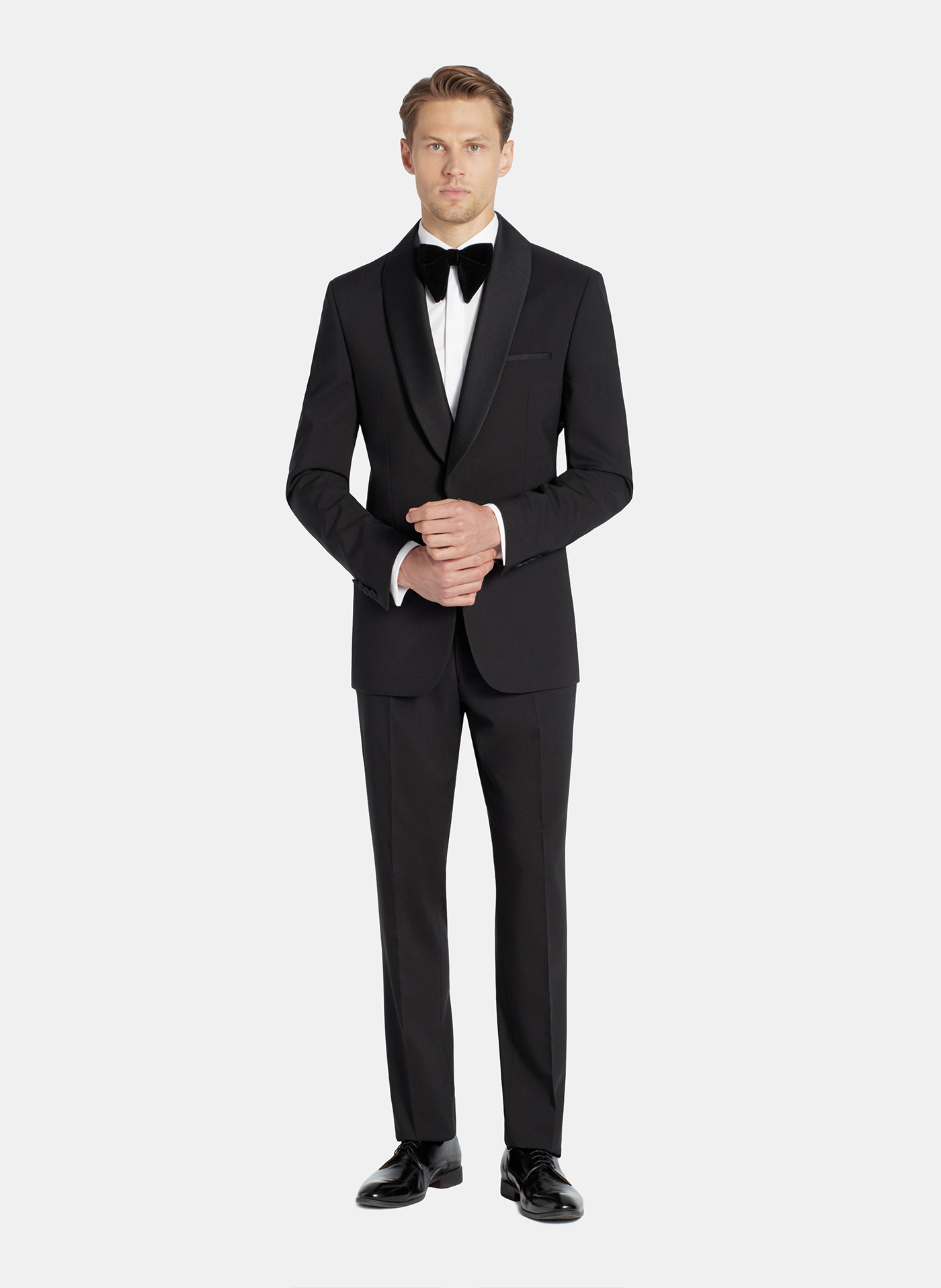 PAKO LORENTE - Czarne spodnie smokingowe - Pako Lorente