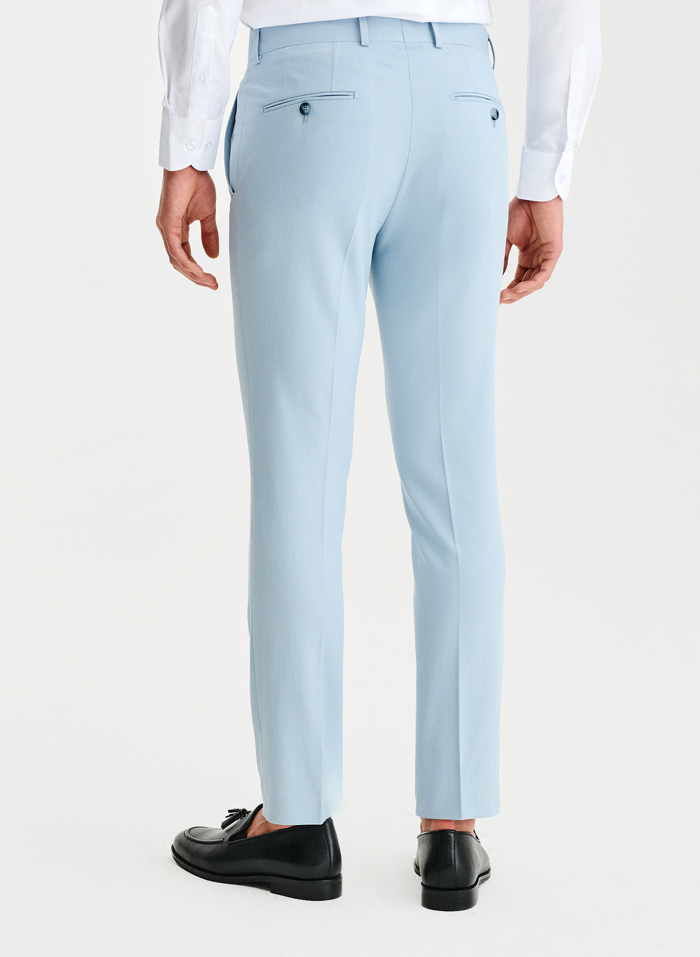 PAKO LORENTE - Błekitne spodnie ganiturowe - Pako Lorente