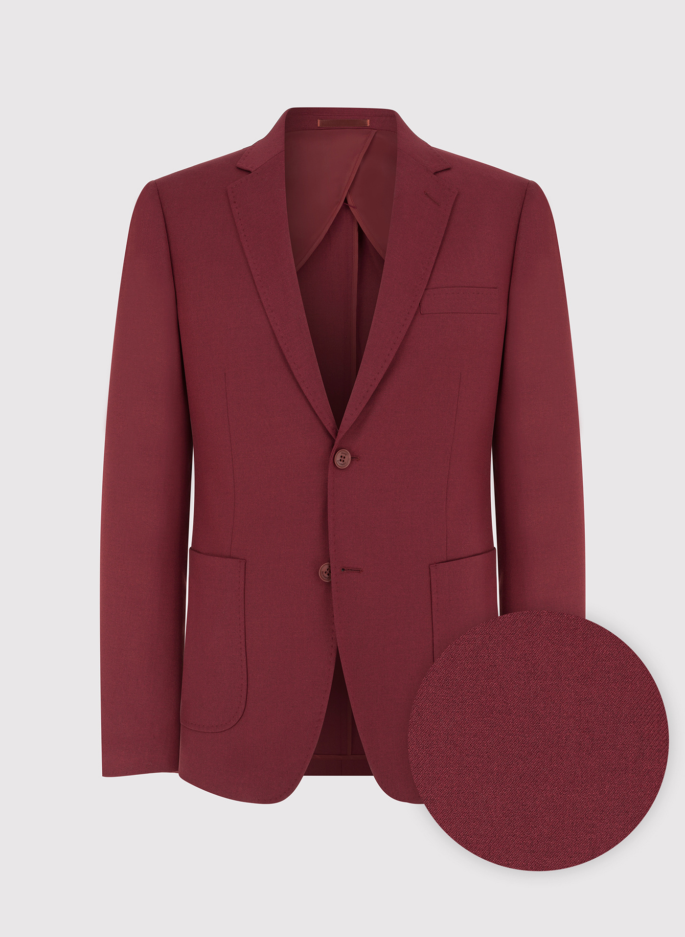 Czerwona gładka marynarka męska - Pako Lorente