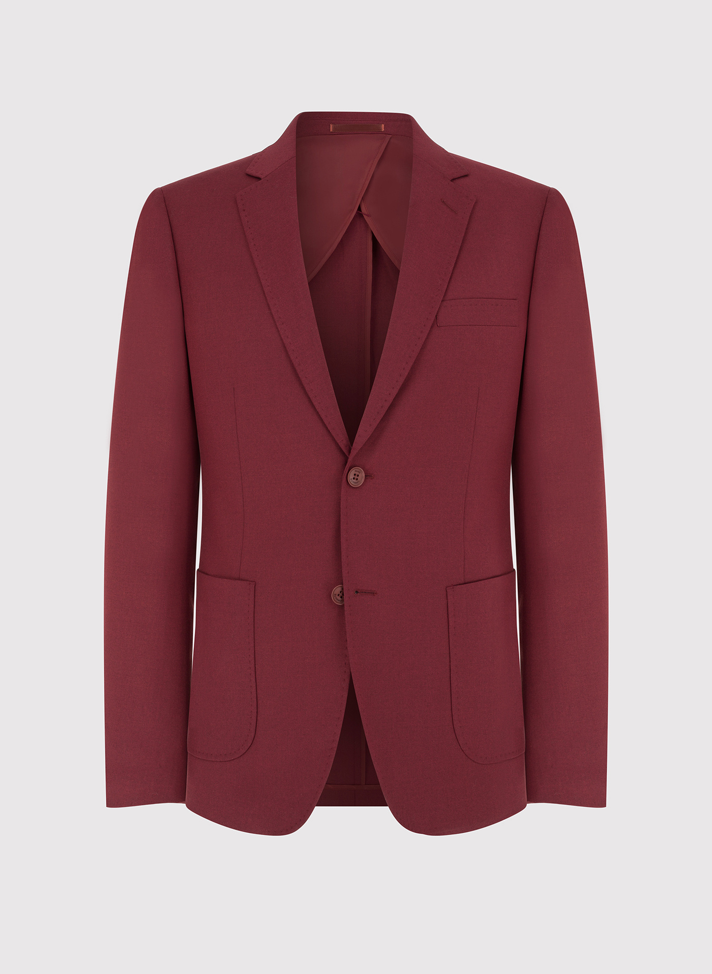 Czerwona gładka marynarka męska - Pako Lorente