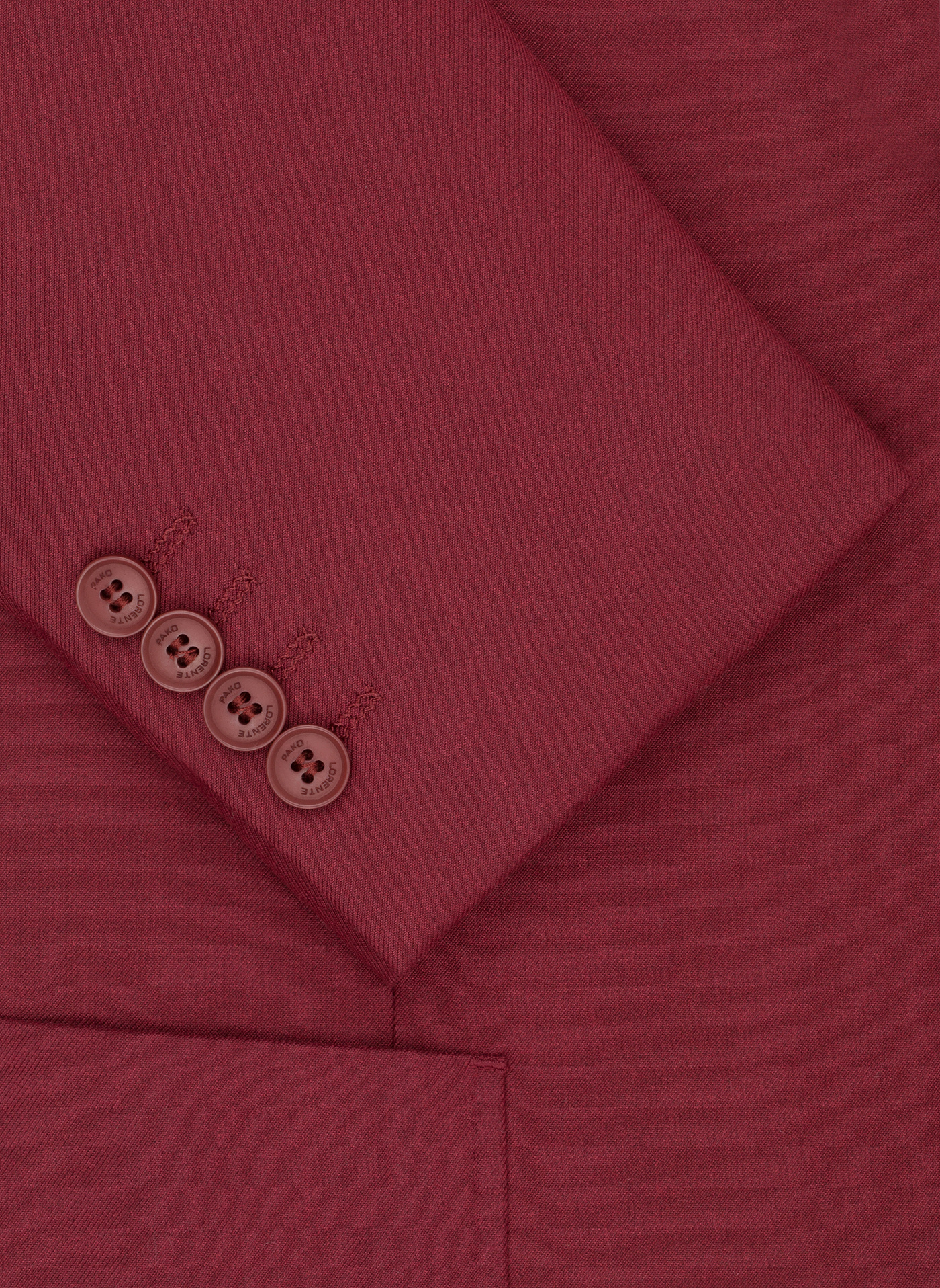 Czerwona gładka marynarka męska - Pako Lorente