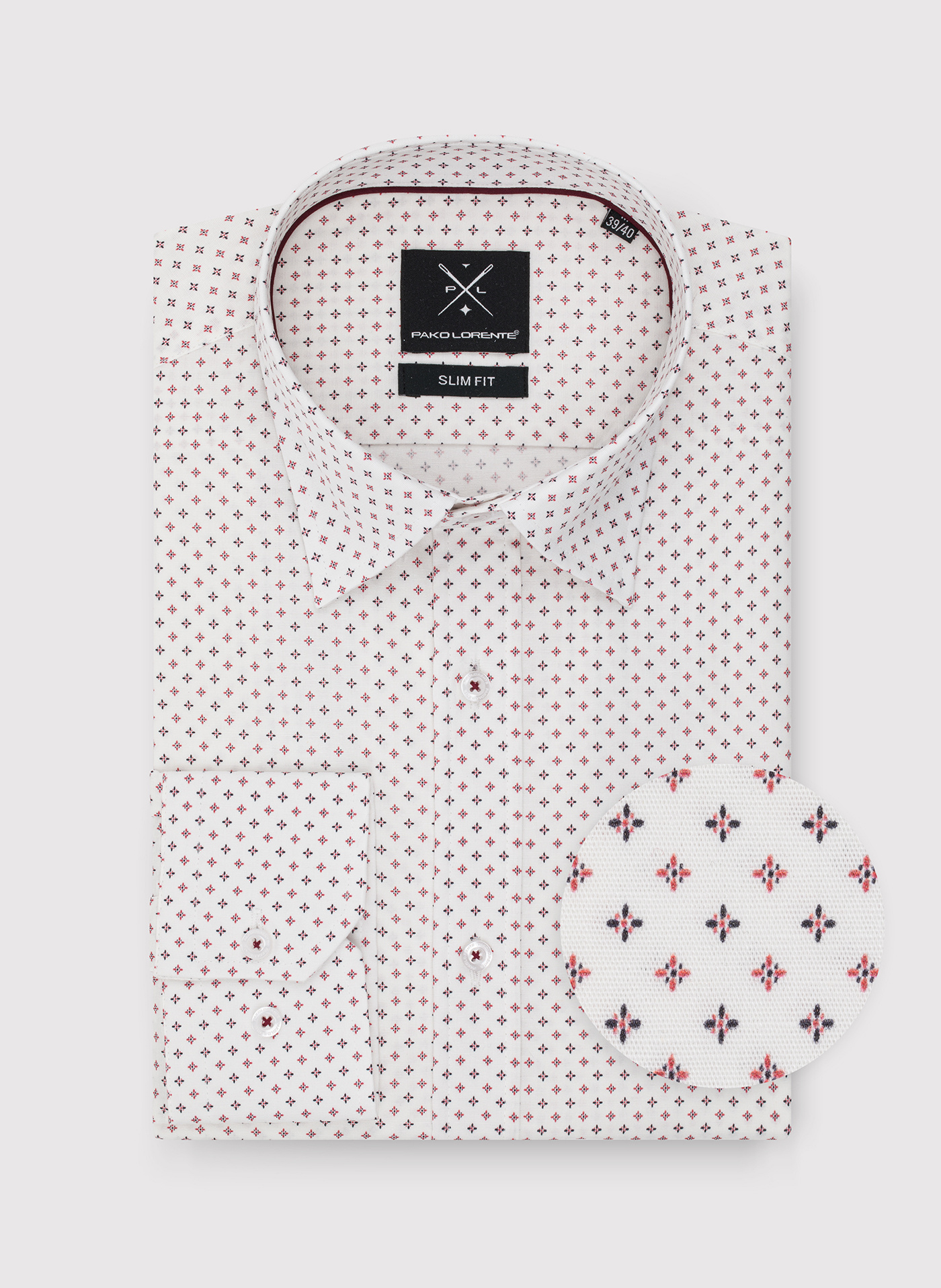 Koszula męska w mikrowzór - Pako Lorente