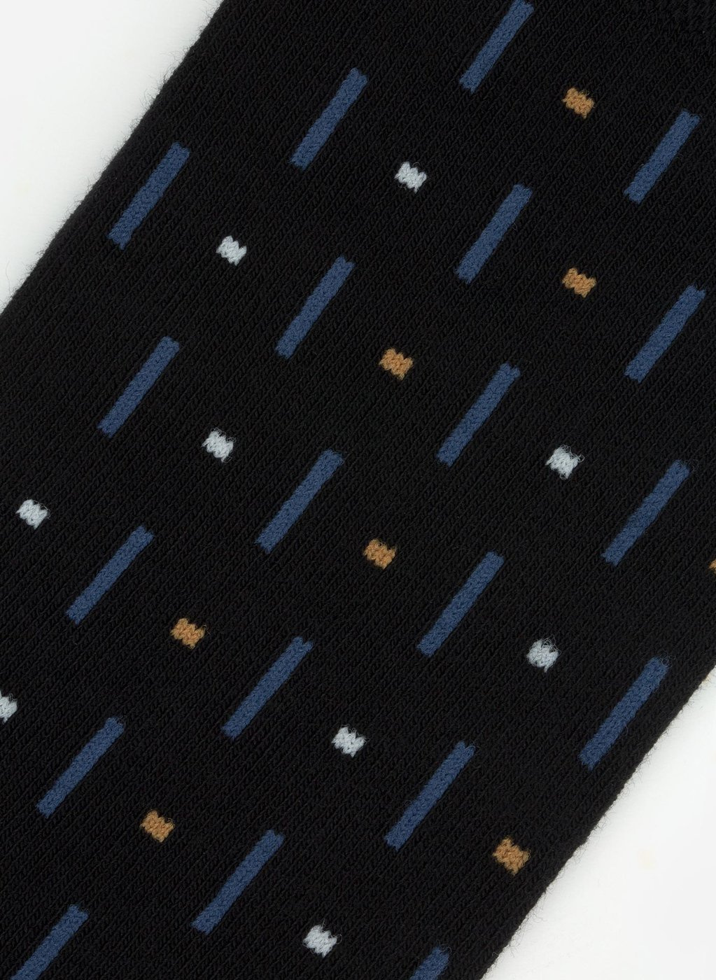 Czarne skarpetki w kolorowy wzór P000B-SX-515-C - Pako Lorente