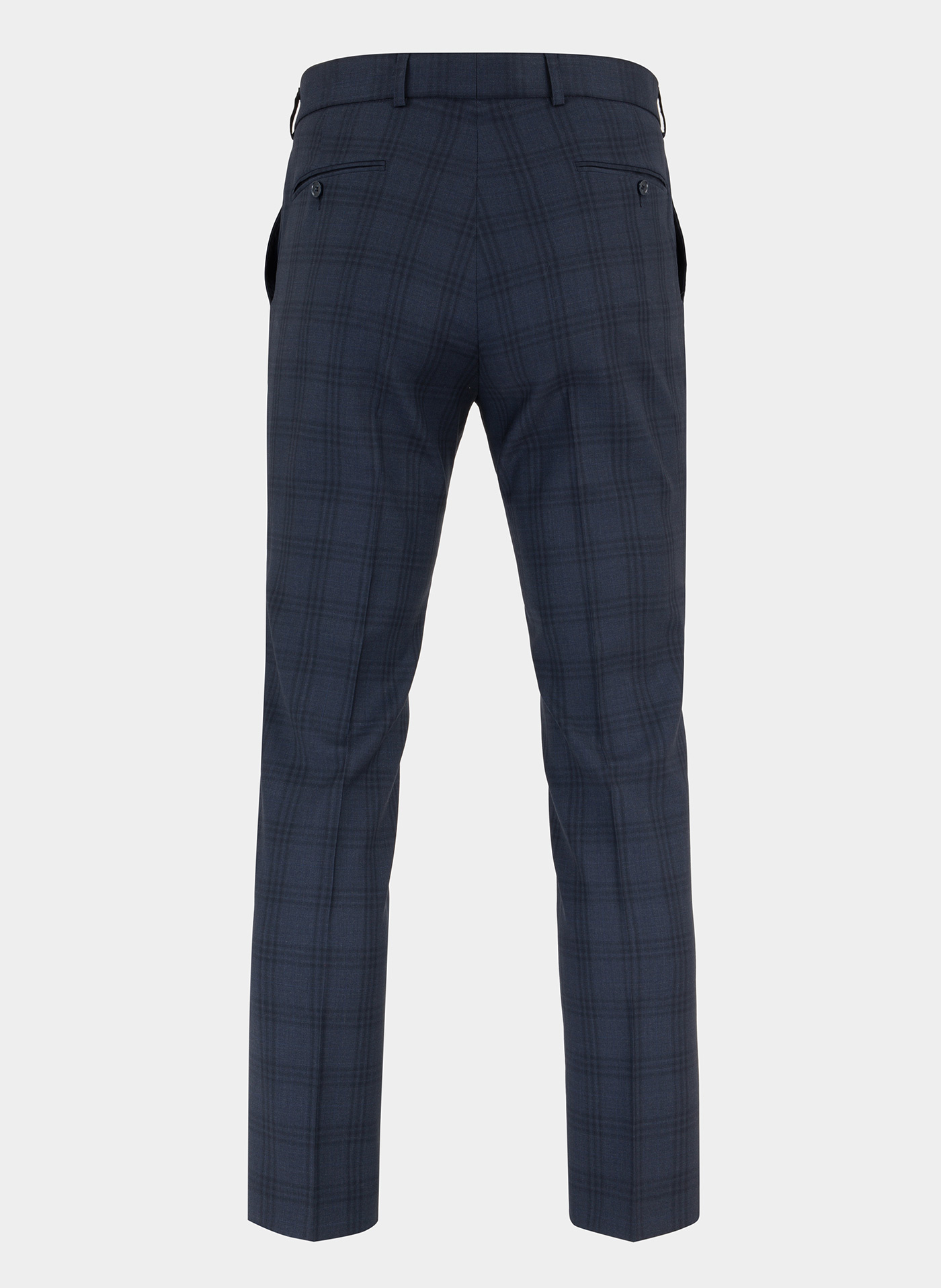 Granatowe spodnie garniturowe P21WP-6G-035-G - Pako Lorente